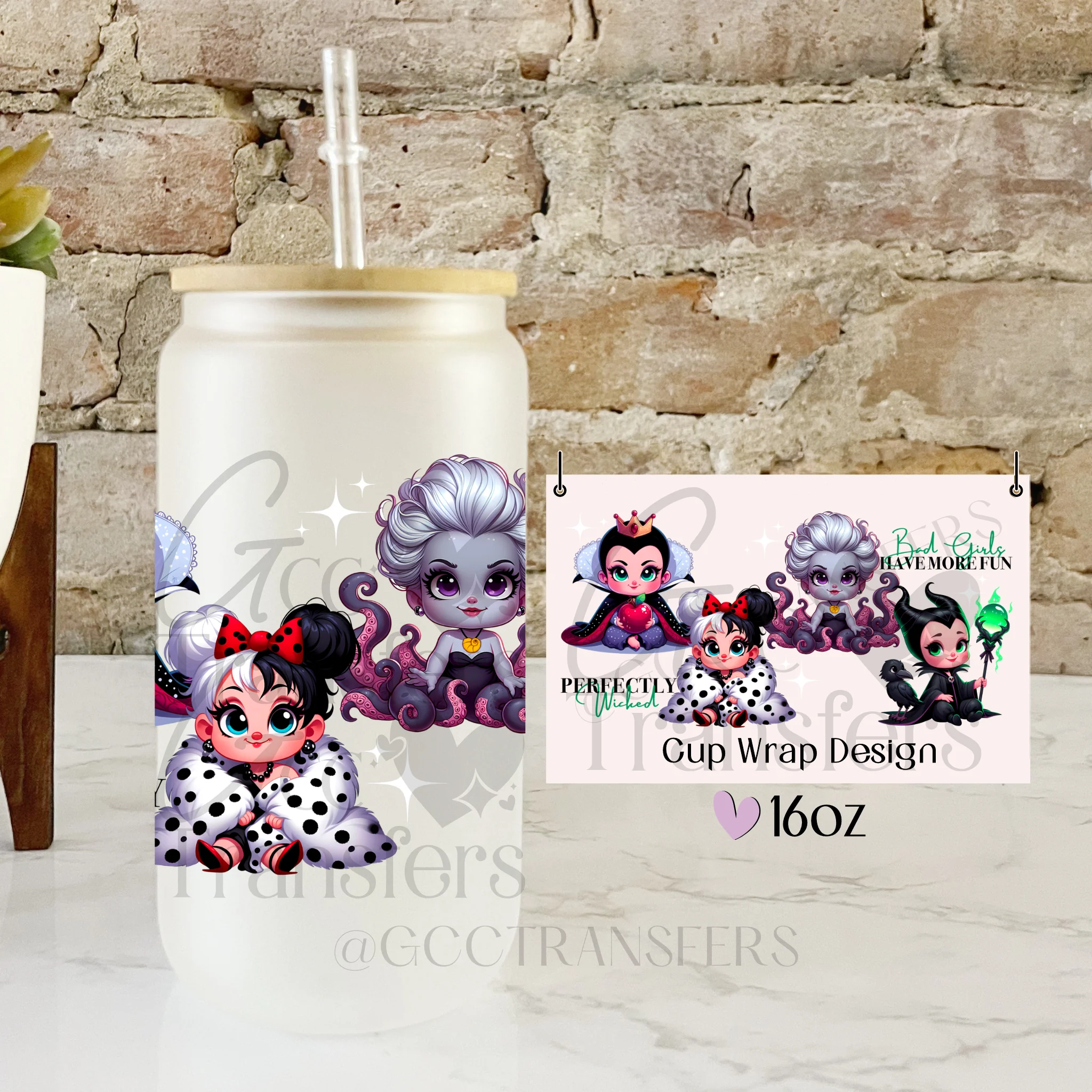 Cute Baby Villains - 16oz cup