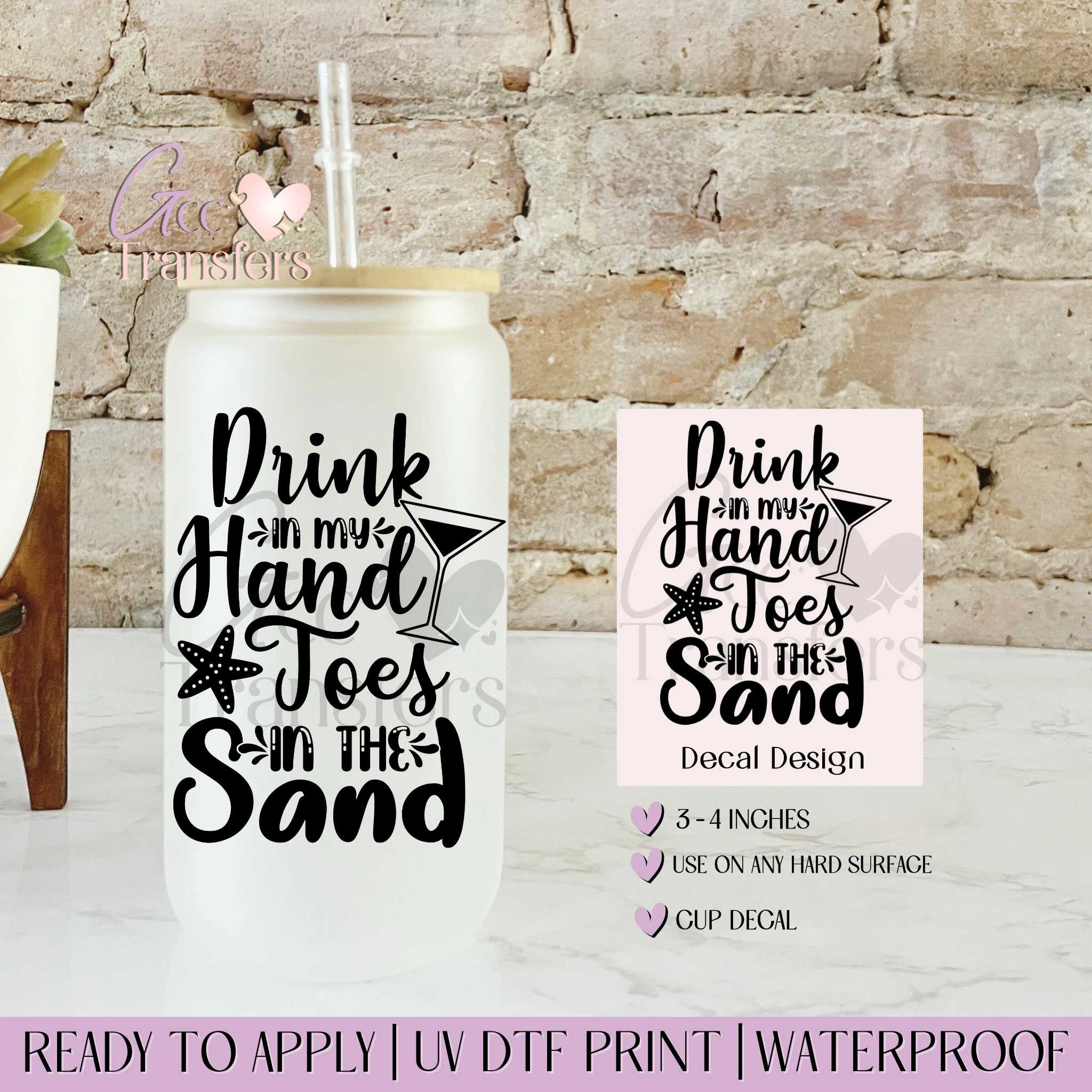 Drink in my Hand Toes in the Sand - CUP