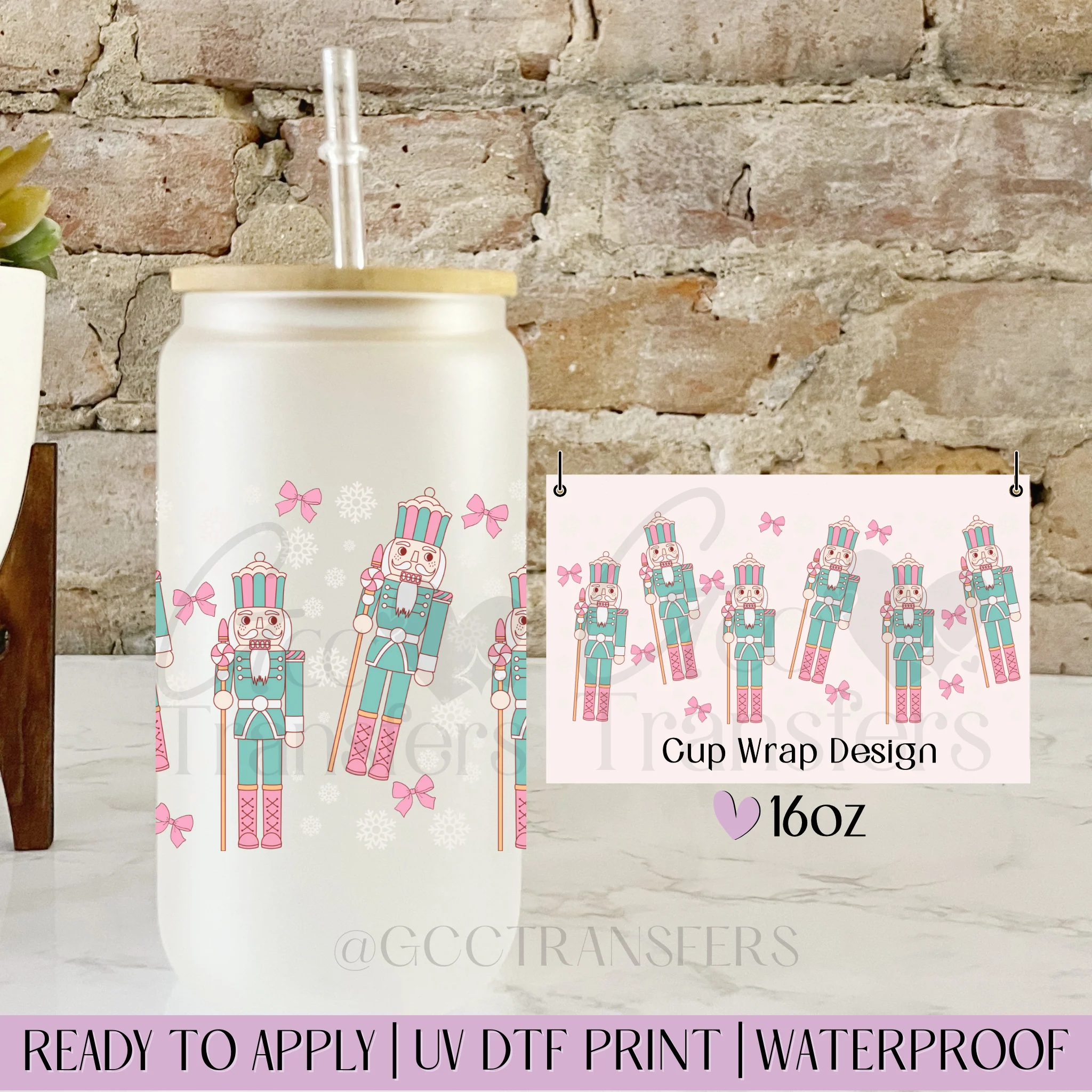 Coquette Nutcraker Xmas - 16oz cup