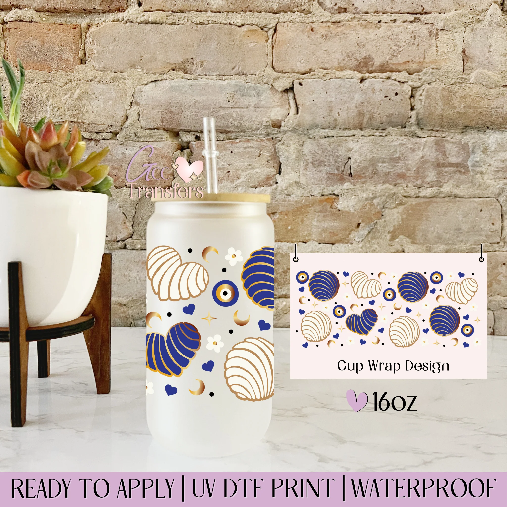 Evil Eyes Concha - 16oz cup