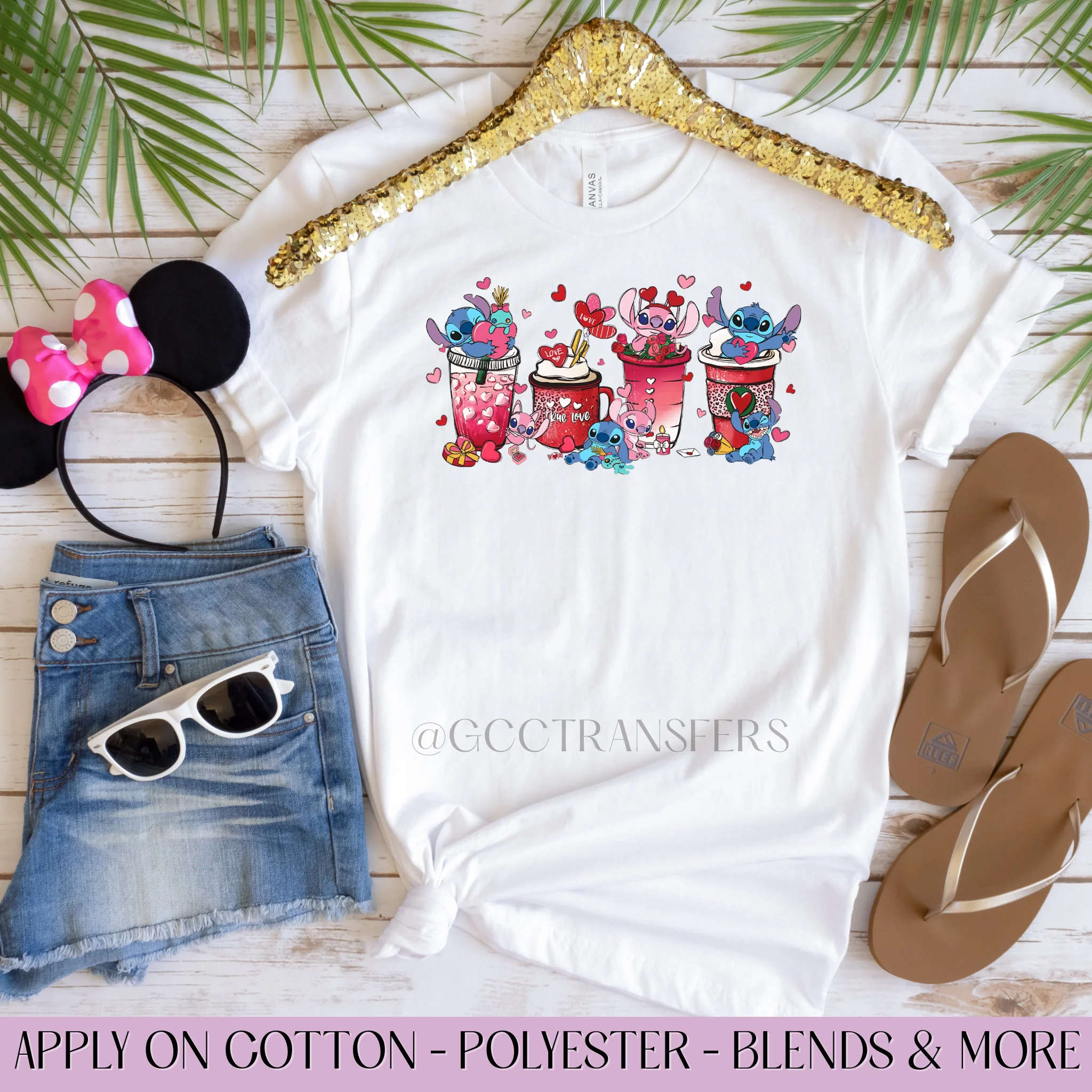 Iced Coffee Alien Character Valentine - Graphic Apparel