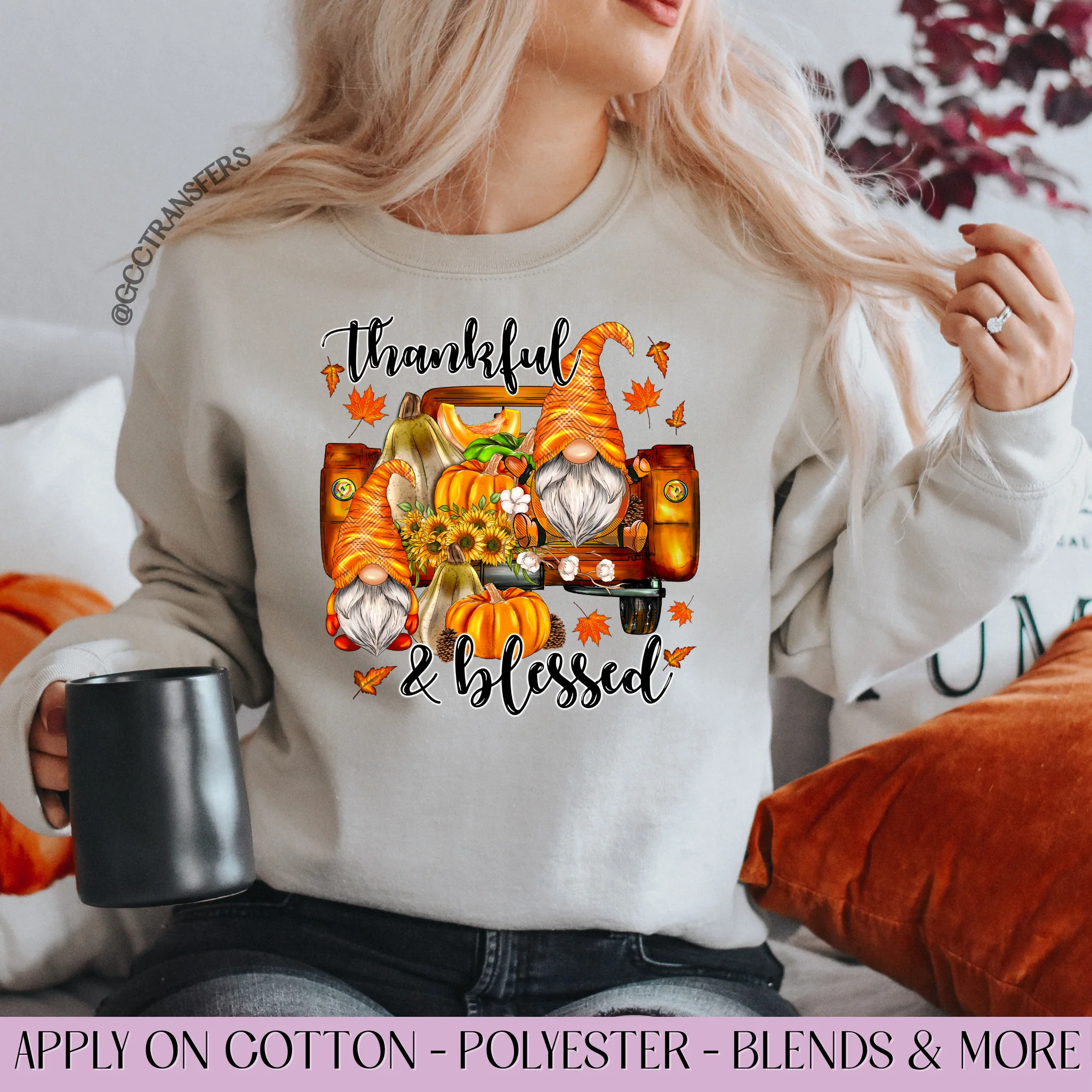Thankful & Grateful Gnomes Fall - Graphic Apparel