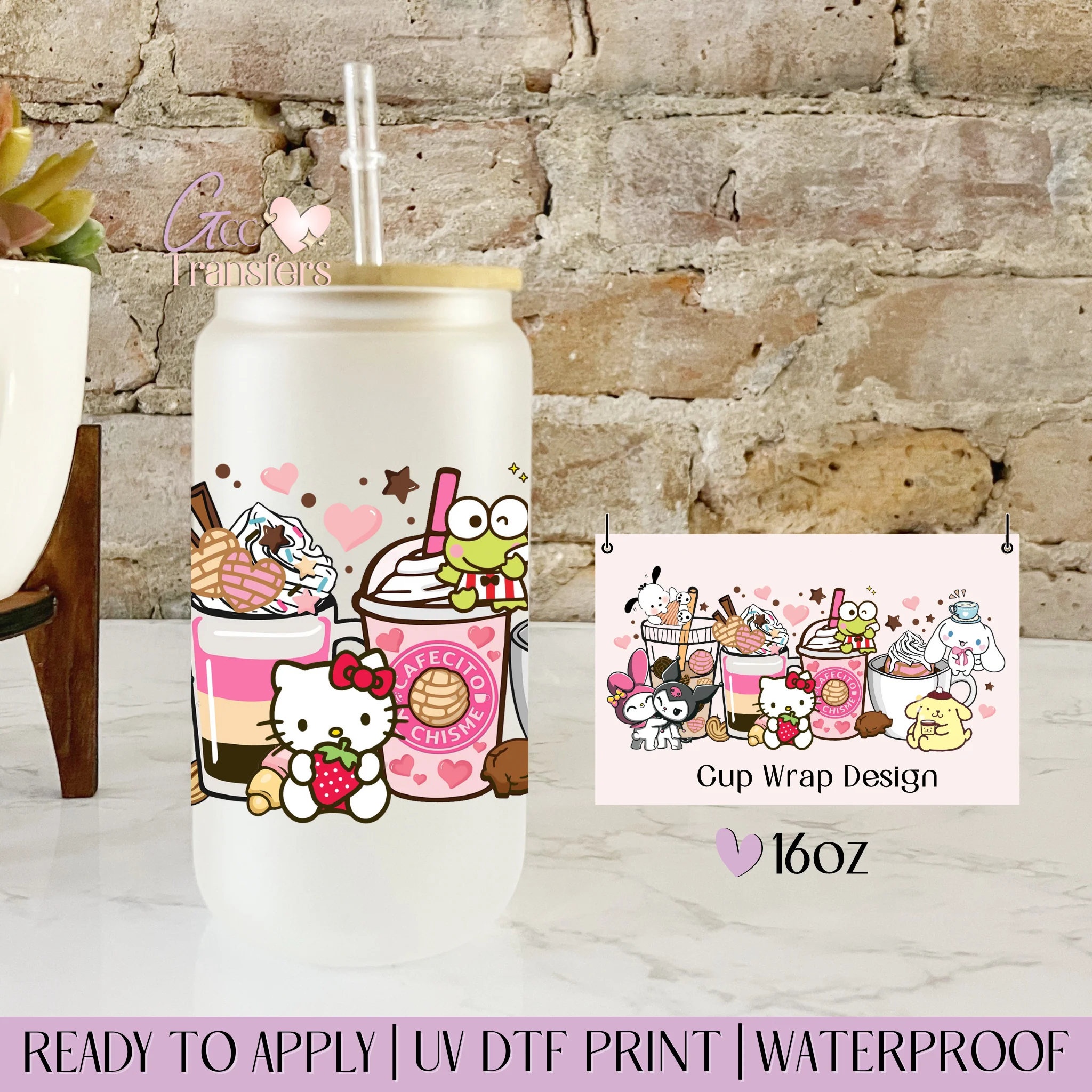 Cat Cafecito y Chisme- 16oz cup