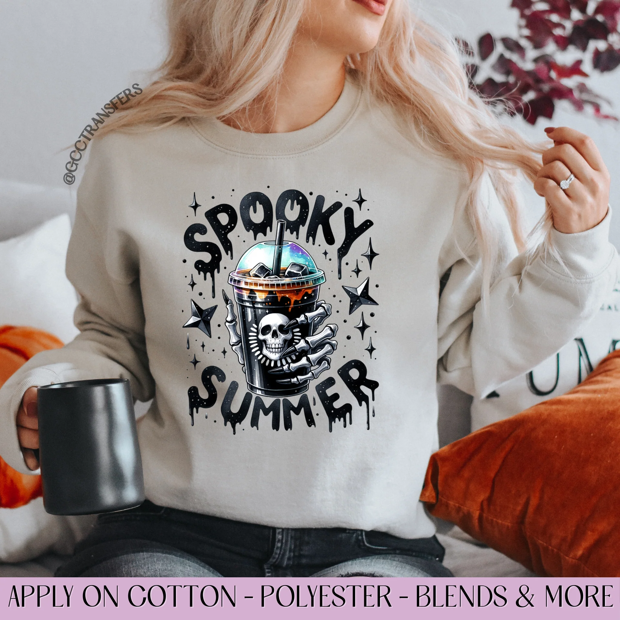 Spooky Summer Coffee Black  - Graphic Apparel