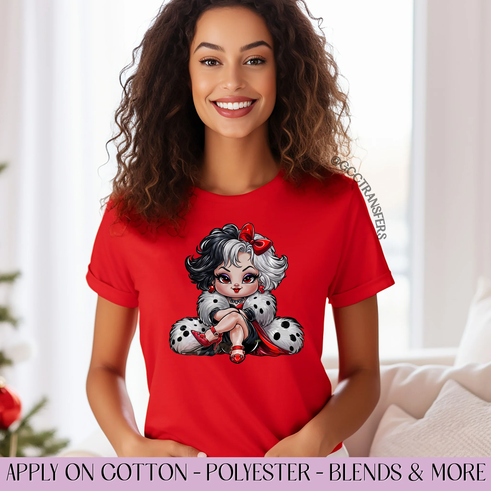 Baby Devil Lady Sitting - Graphic Apparel