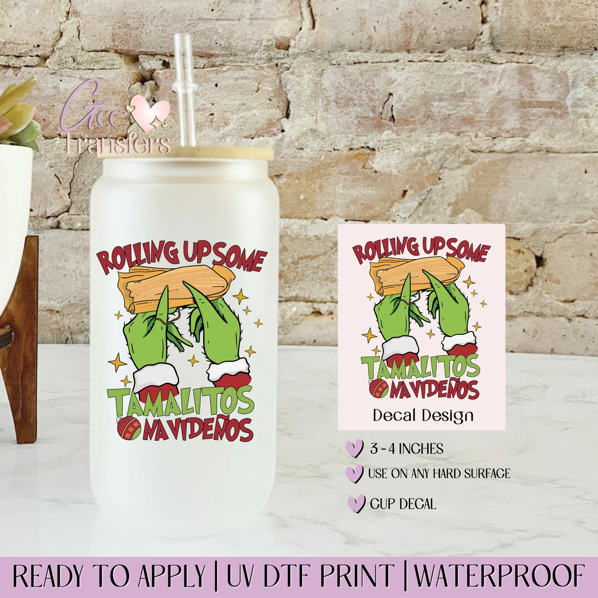 Rolling up some Tamalitos Grinch - CUP