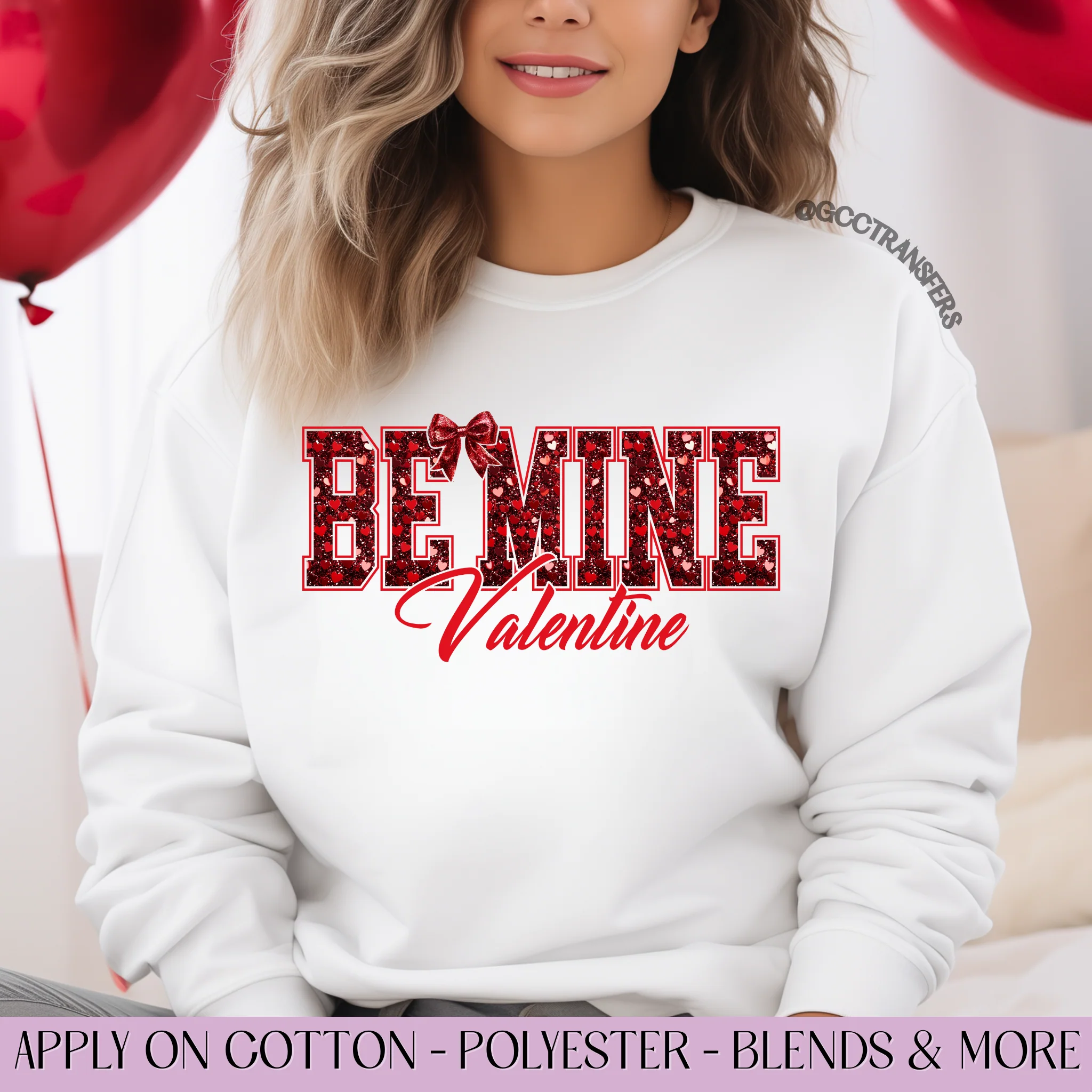 Be My Valentine Sparkle - Graphic Apparel
