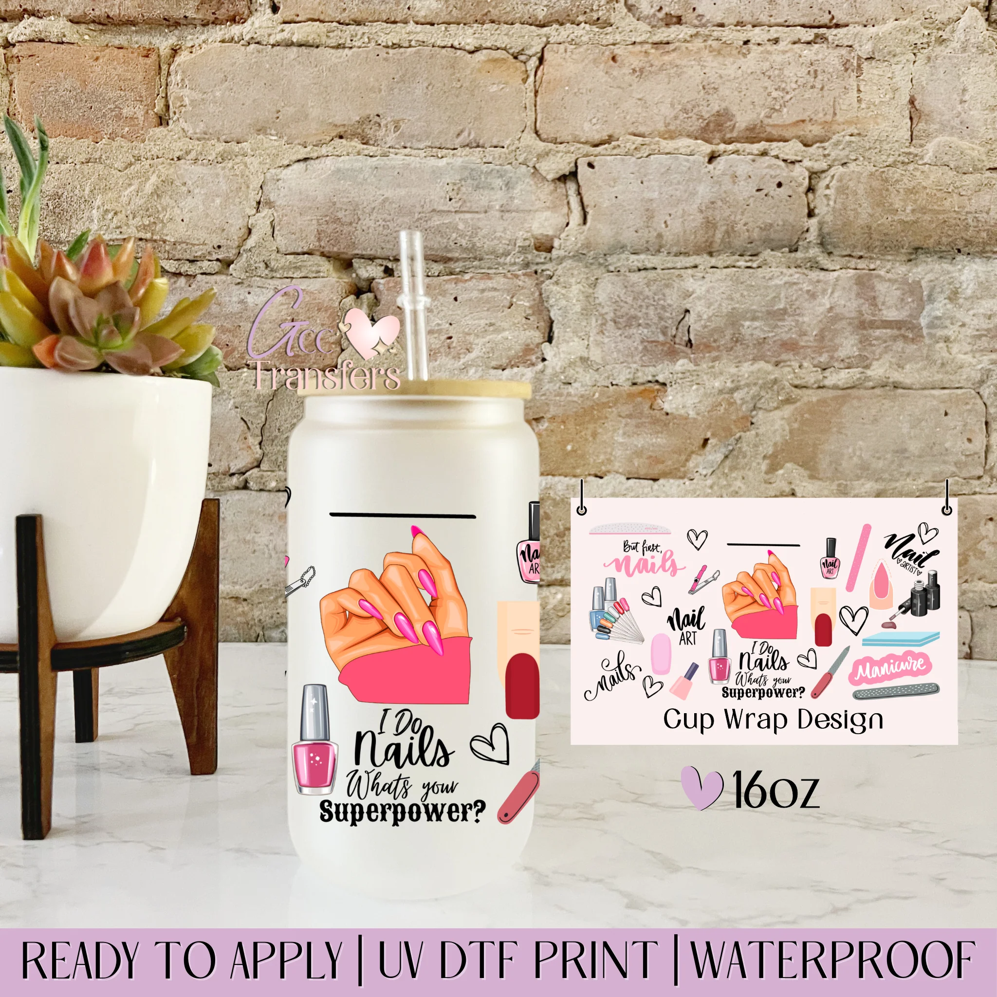 Nails Artist Superpower - 16oz cup