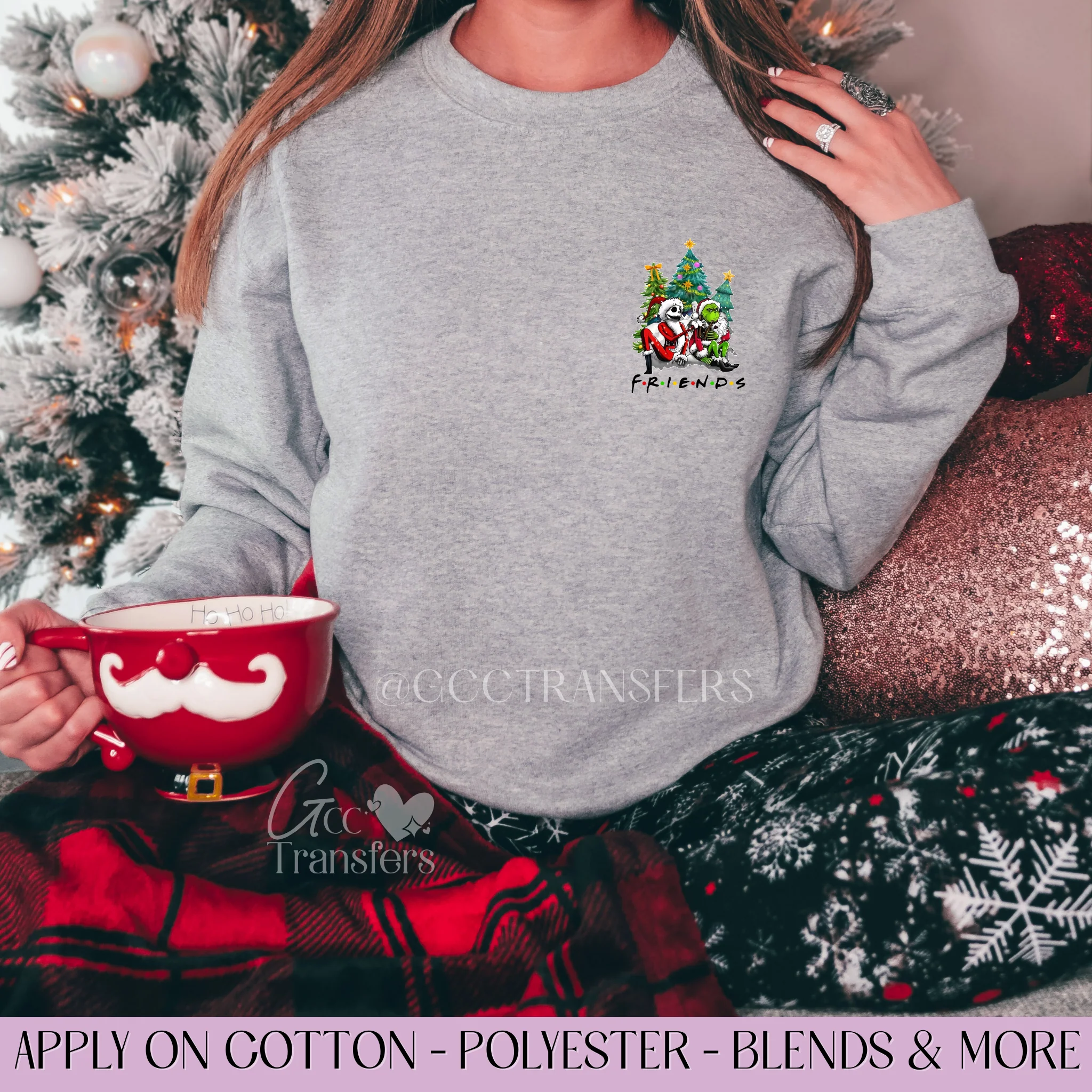 Jack & Grinch Friends (Pocket Size) - Graphic Apparel