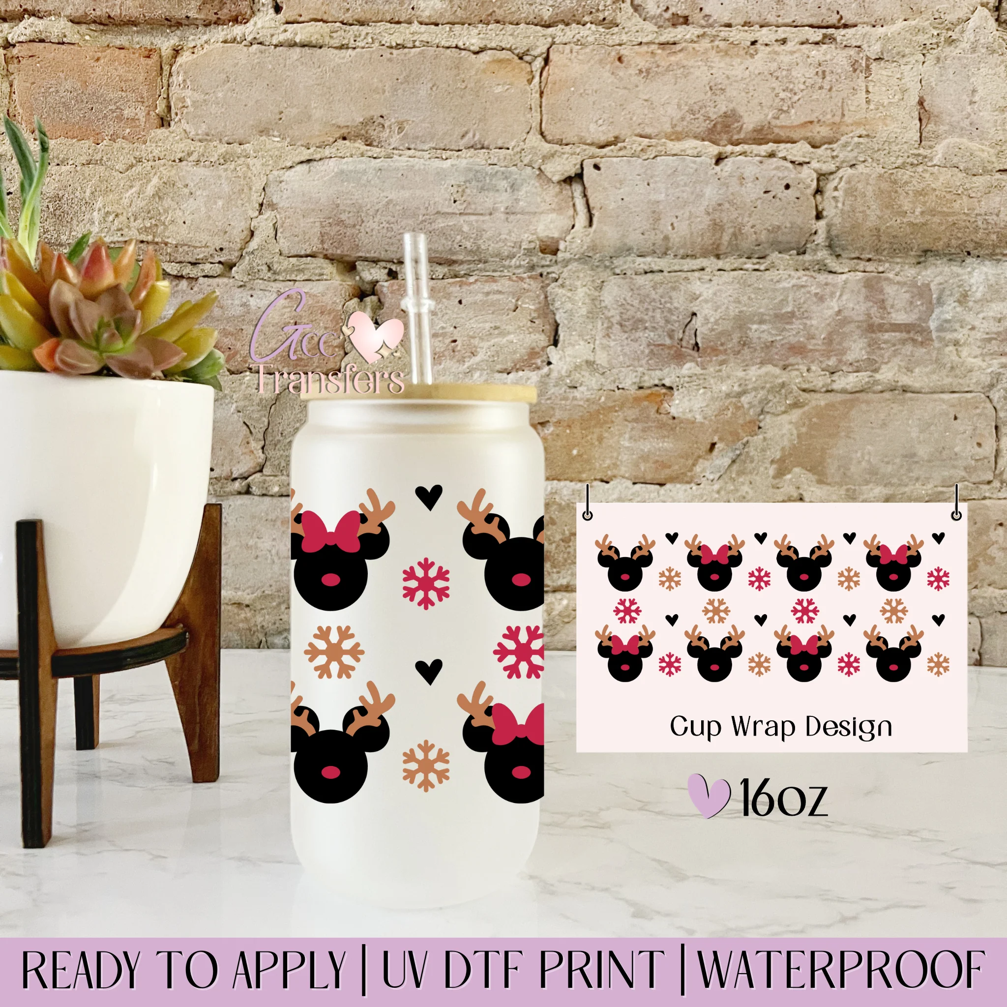 Reindeers Magic Ears - 16oz cup