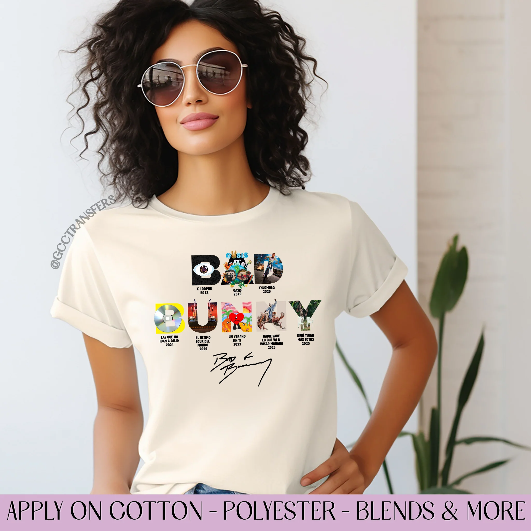 Bad Bunny Albums  - Graphic Apparel