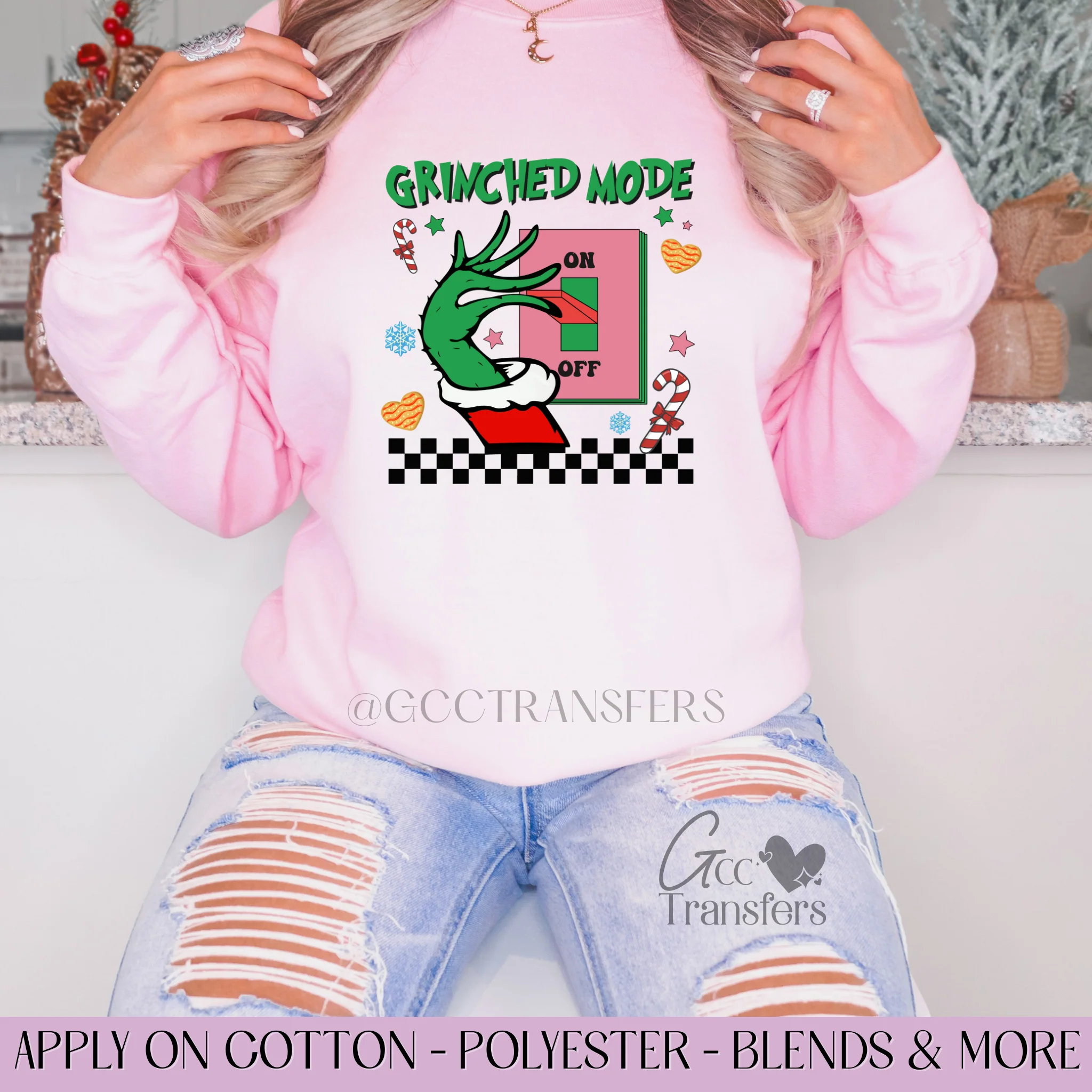 Grinched Mode Chest- Graphic Apparel