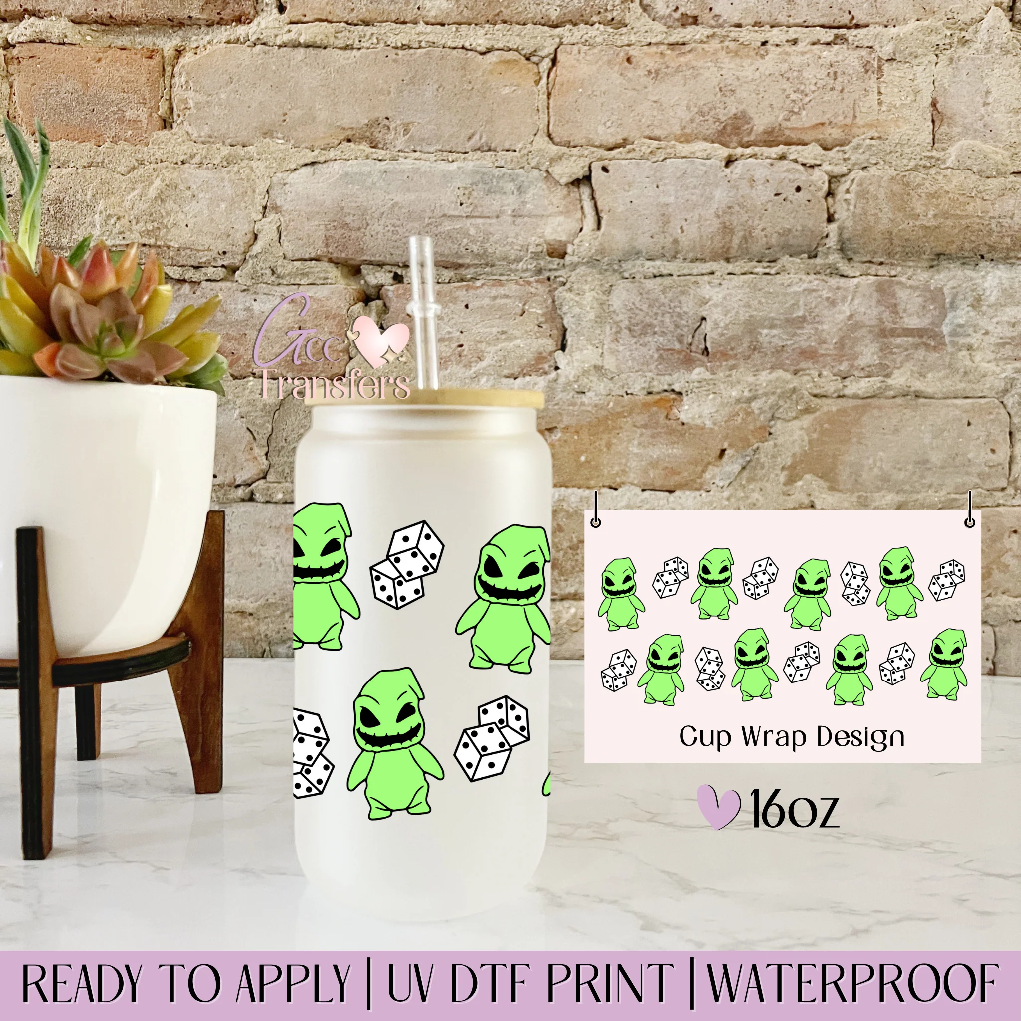 Boogie Dice Halloween - 16oz cup