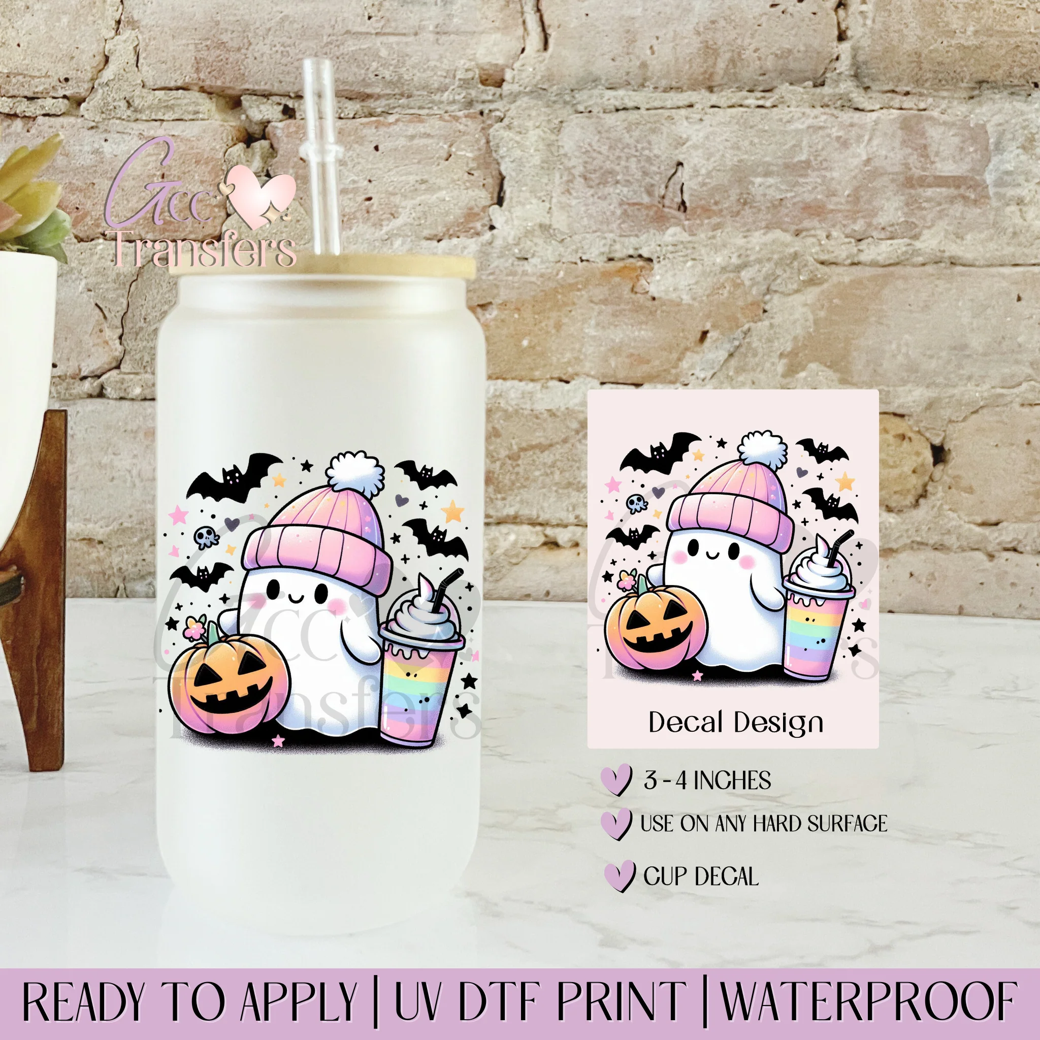 Cute Ghost Coffee Pumpkin Colorful - CUP