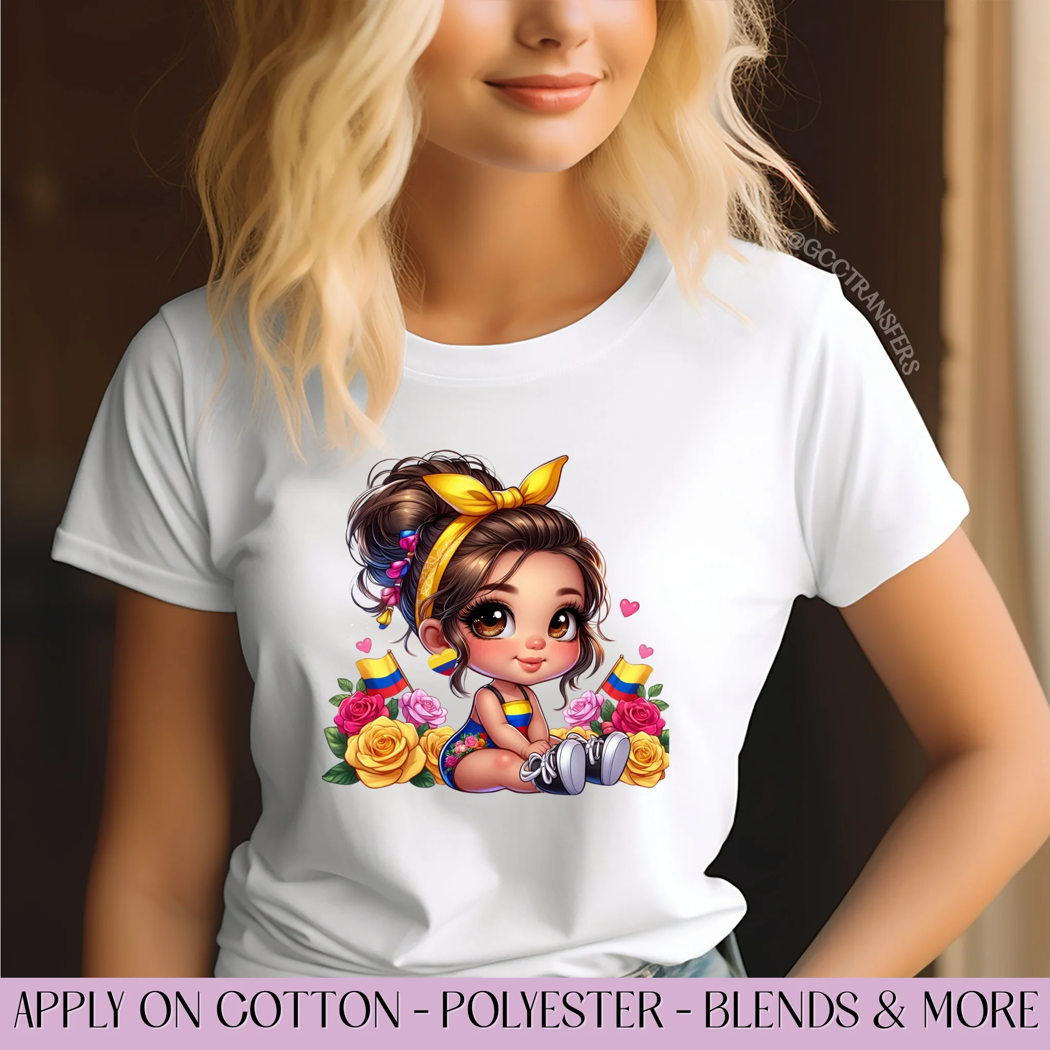 Cute Colombian Baby Heart Earrings - Graphic Apparel