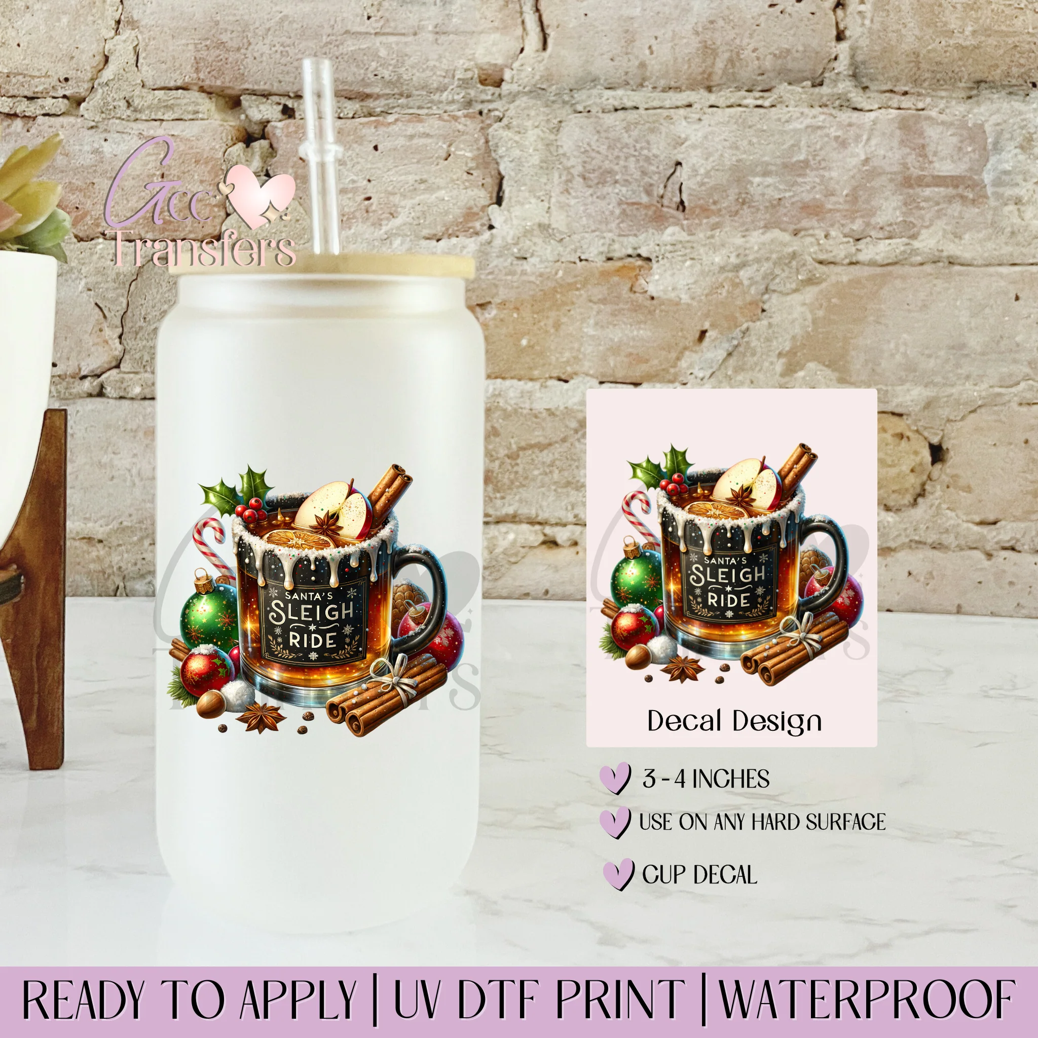 Santa's Sleigh Ride Christmas Drink - CUP