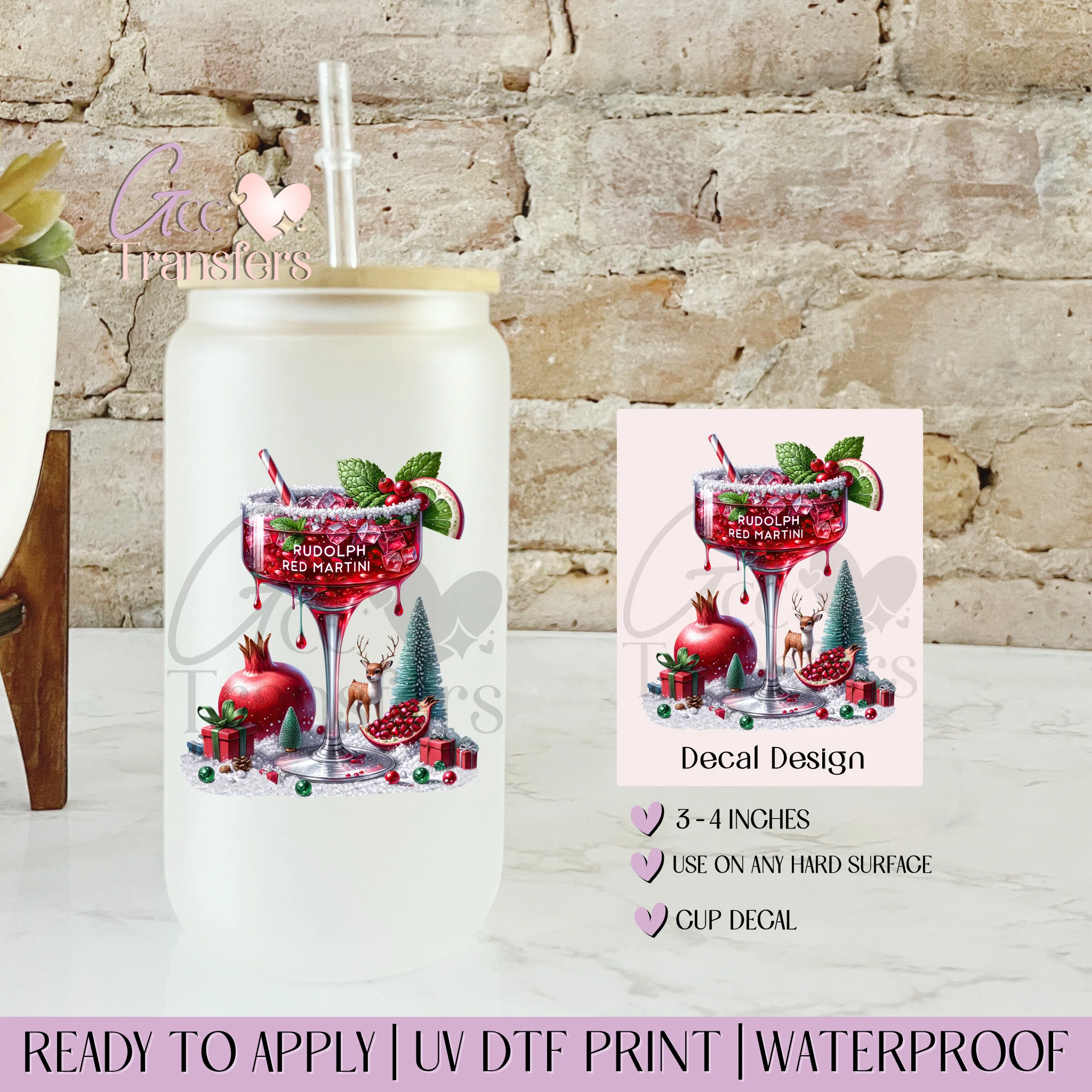 Rudolph Red Christmas Drink - CUP