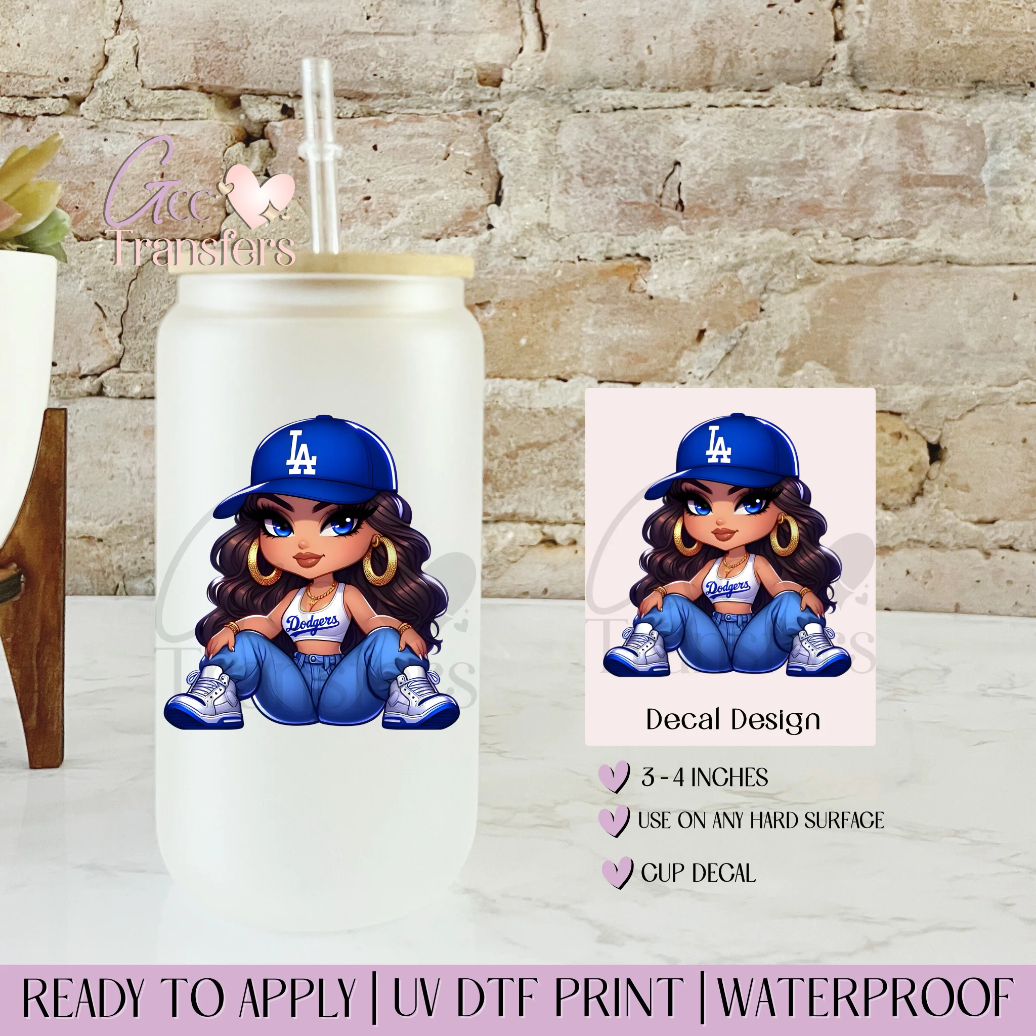 Dodgers LA Girl Fan - CUP
