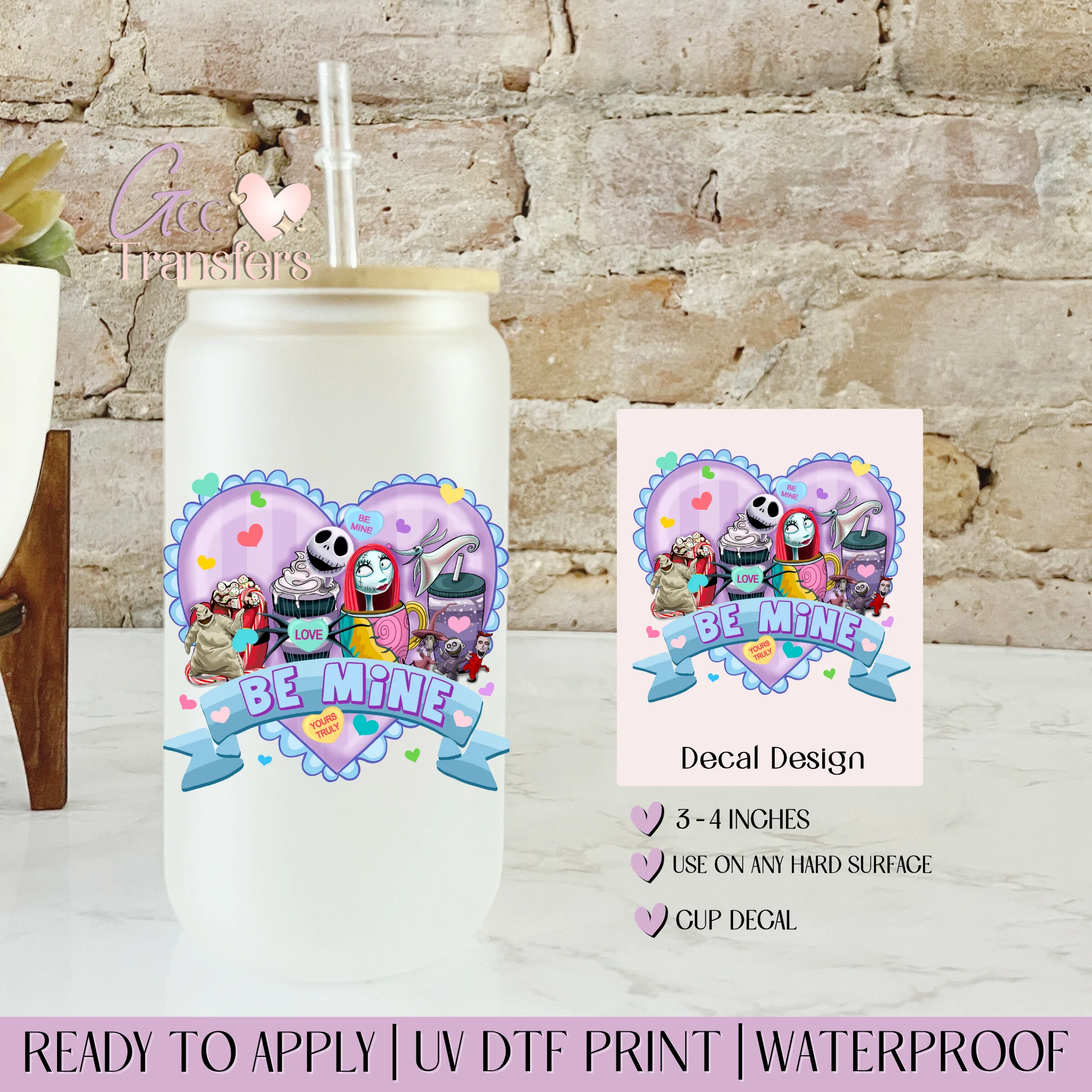 Spooky Soulmates Be Mine Purple - CUP