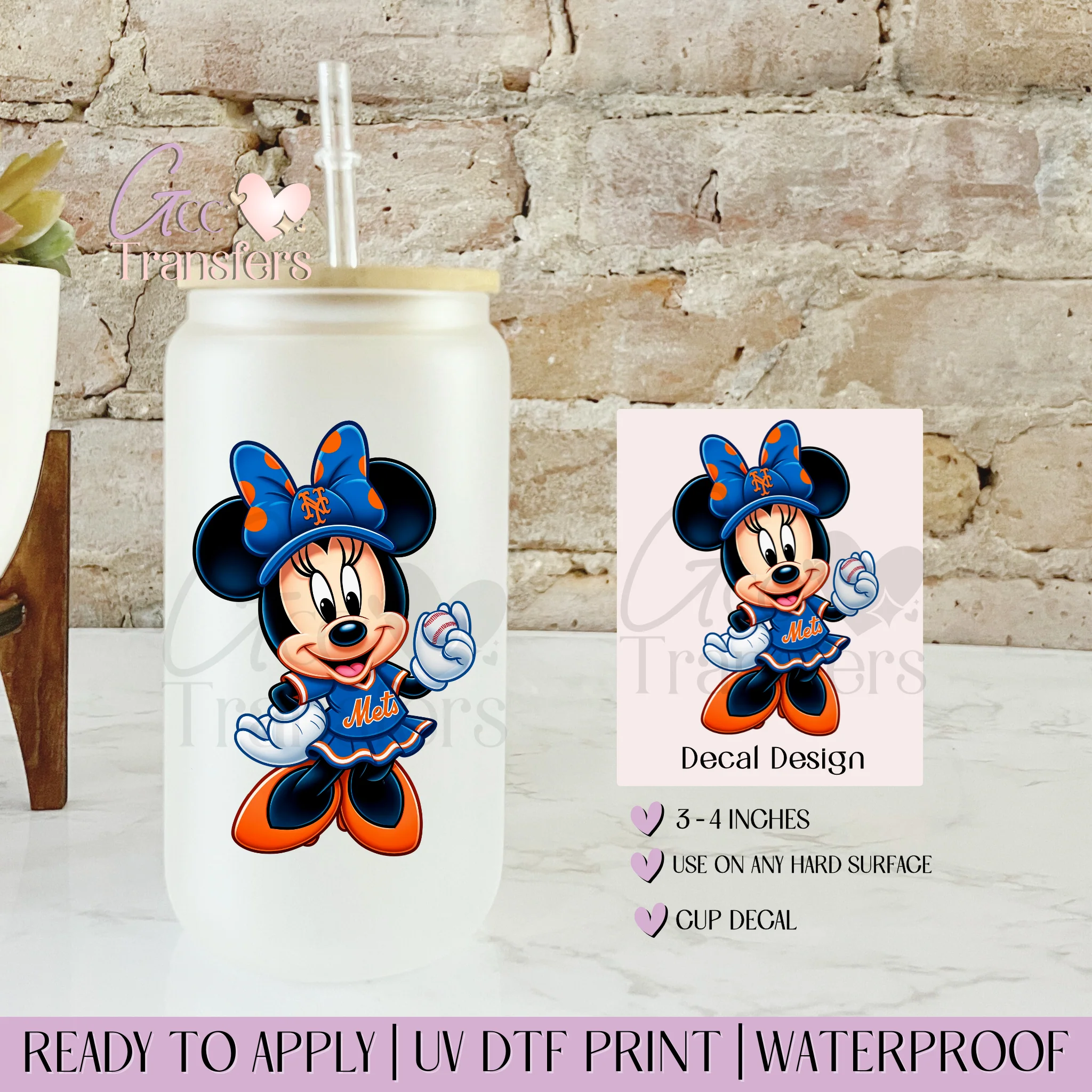 Mice Bow Fan NY Baseball- CUP