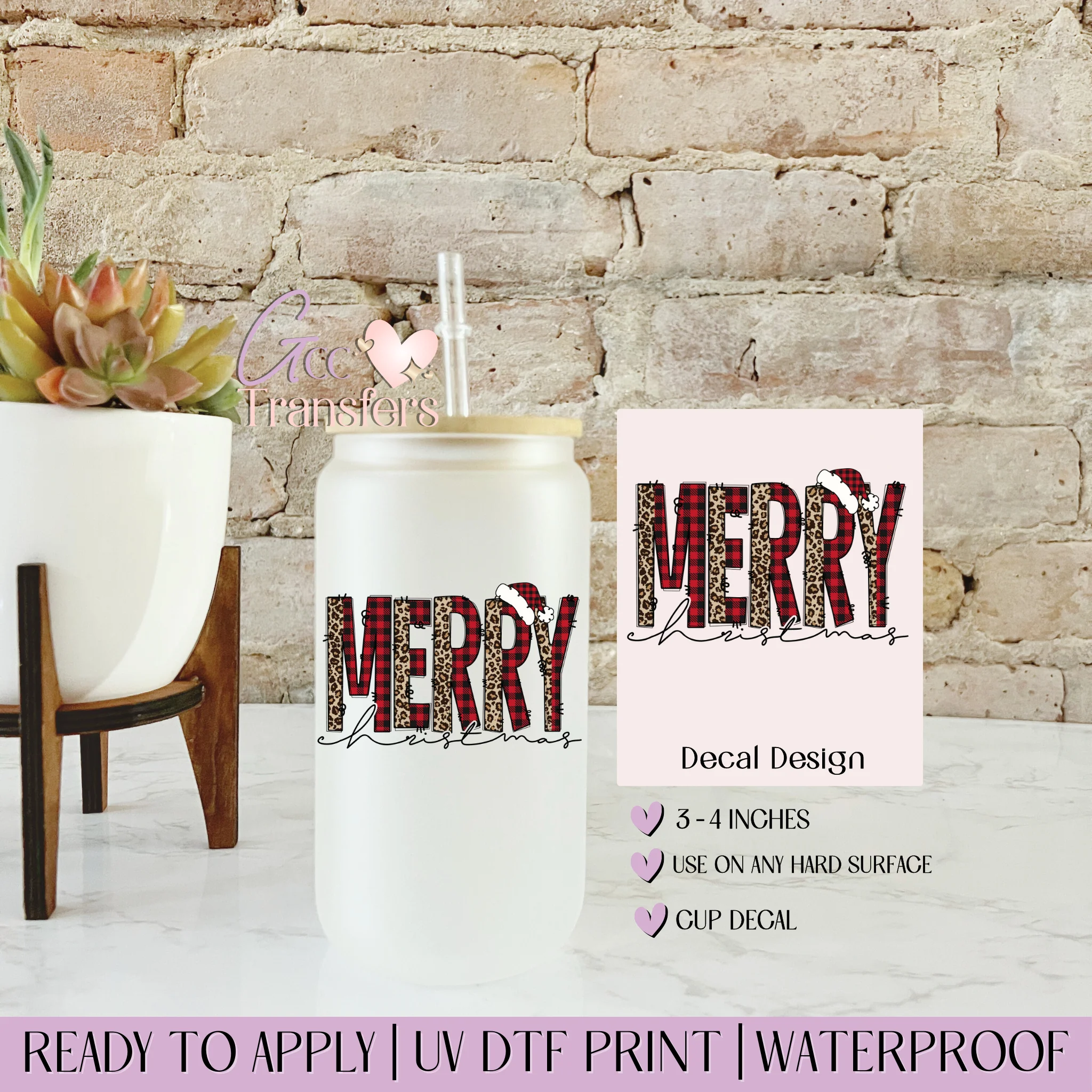 Merry Christmas Plaid - CUP