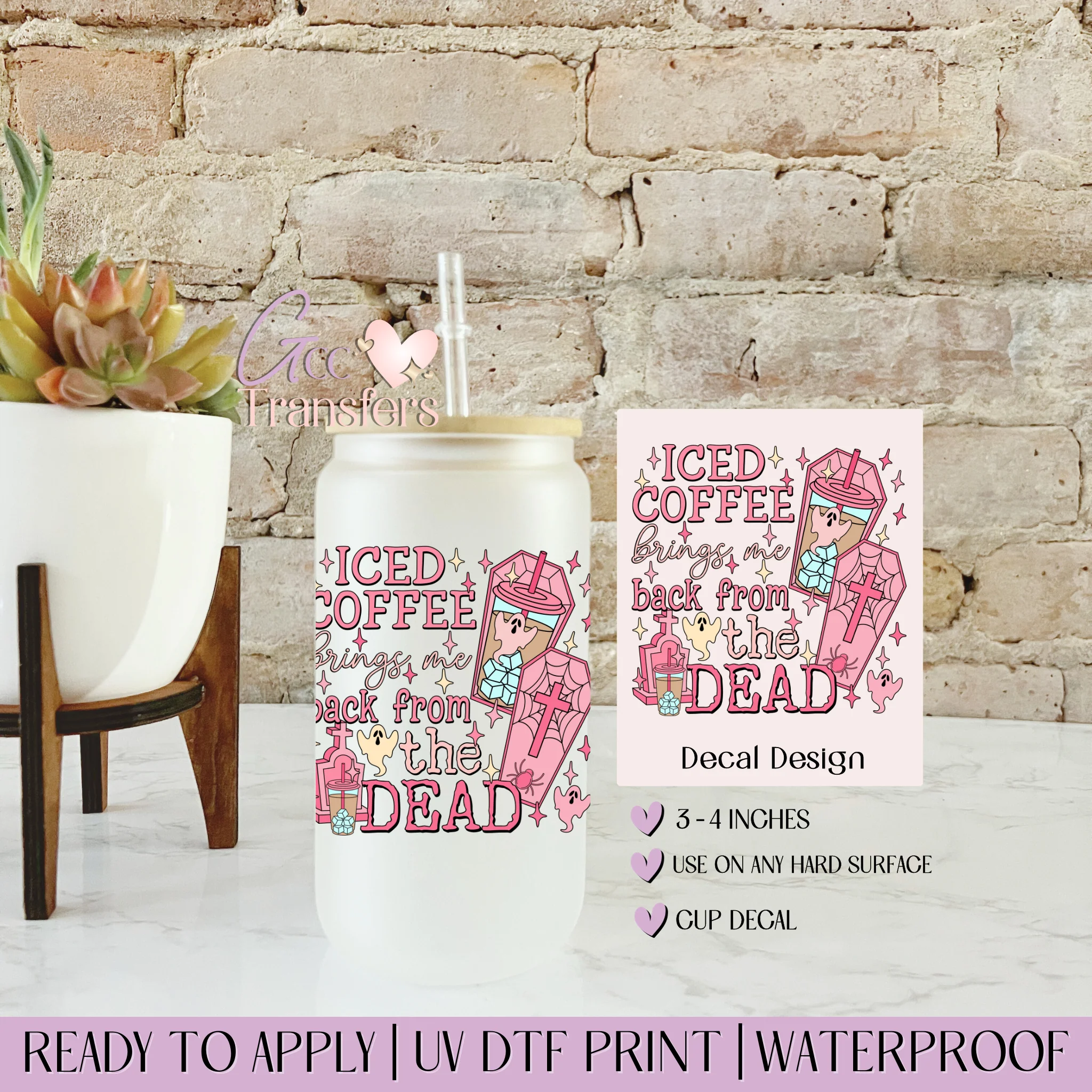 Iced Coffee Brings me from Dead - CUP