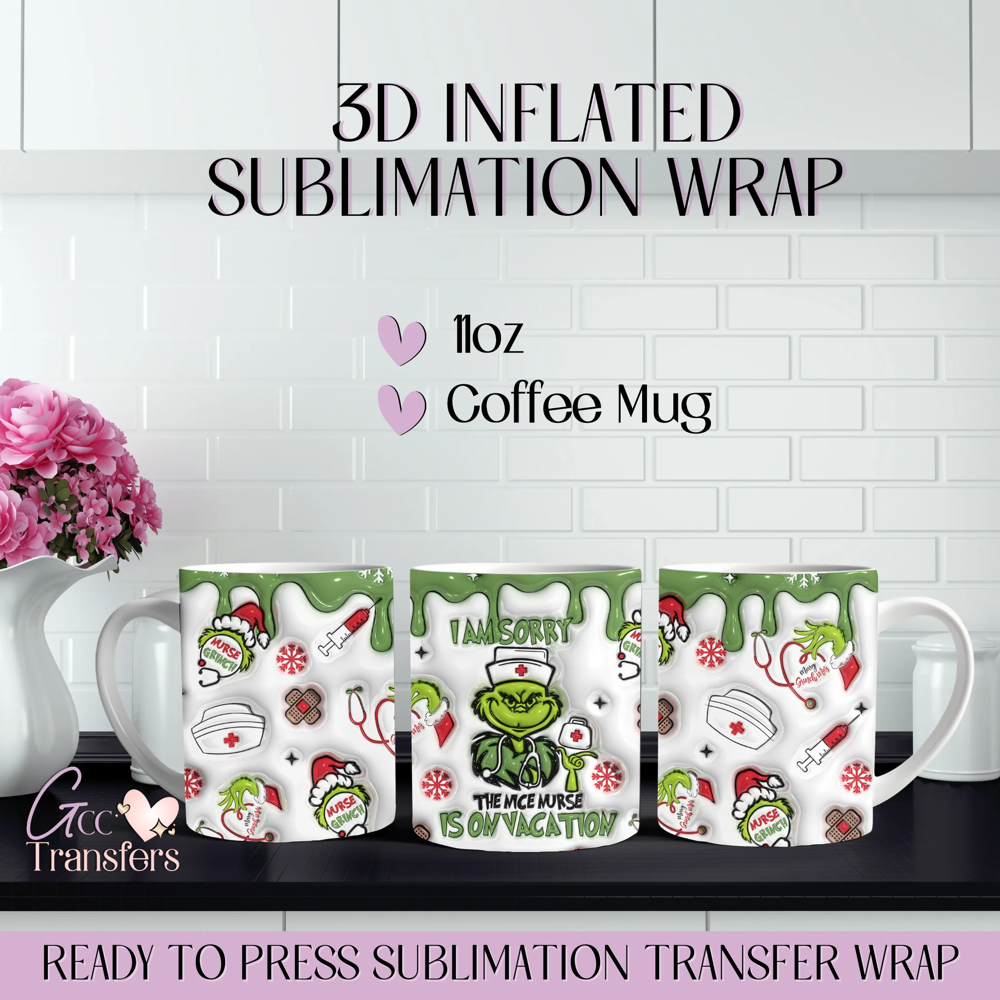 Nice Nurse is on Vacations - 11oz Mug