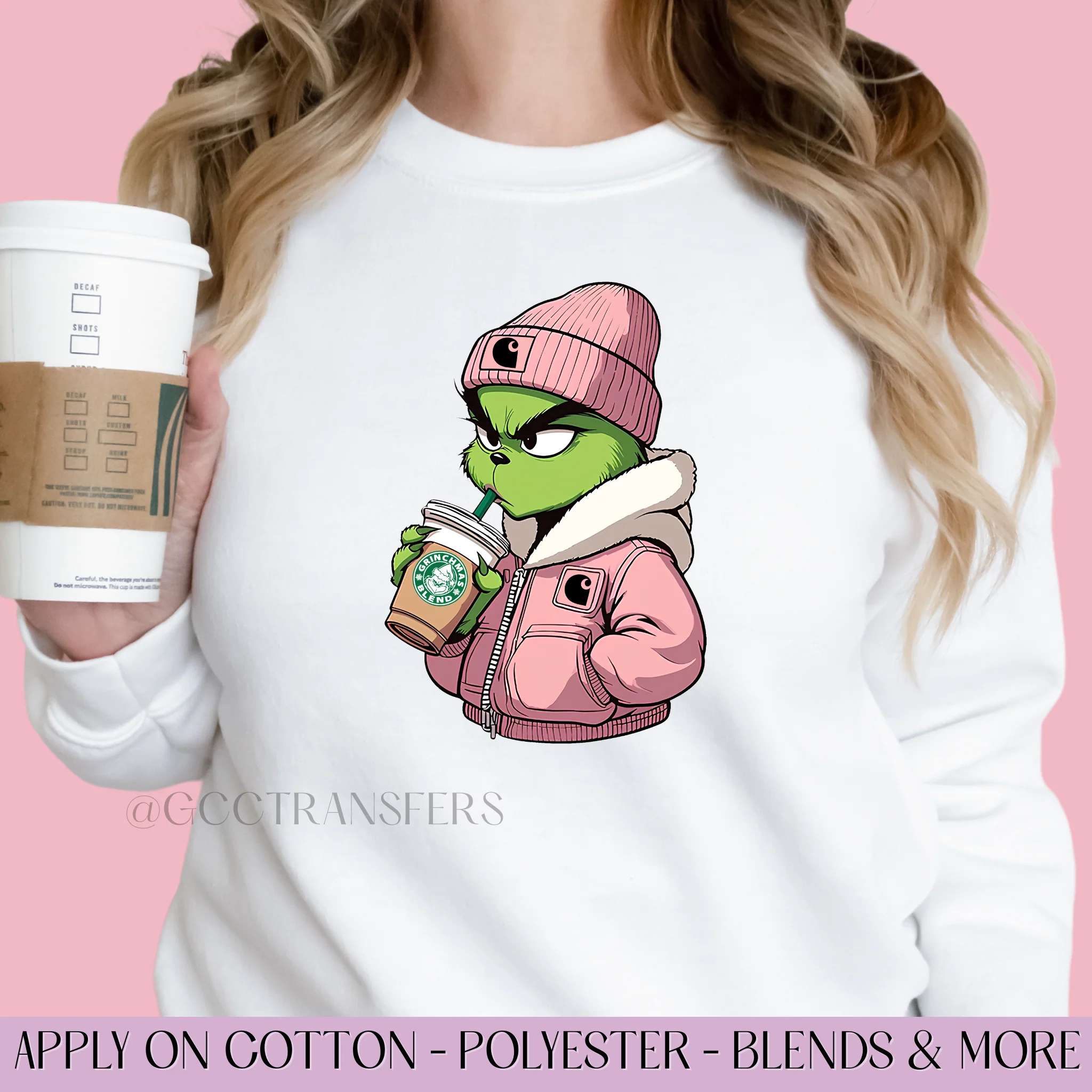 Pink Boujee Girl Iced Coffee - Graphic Apparel