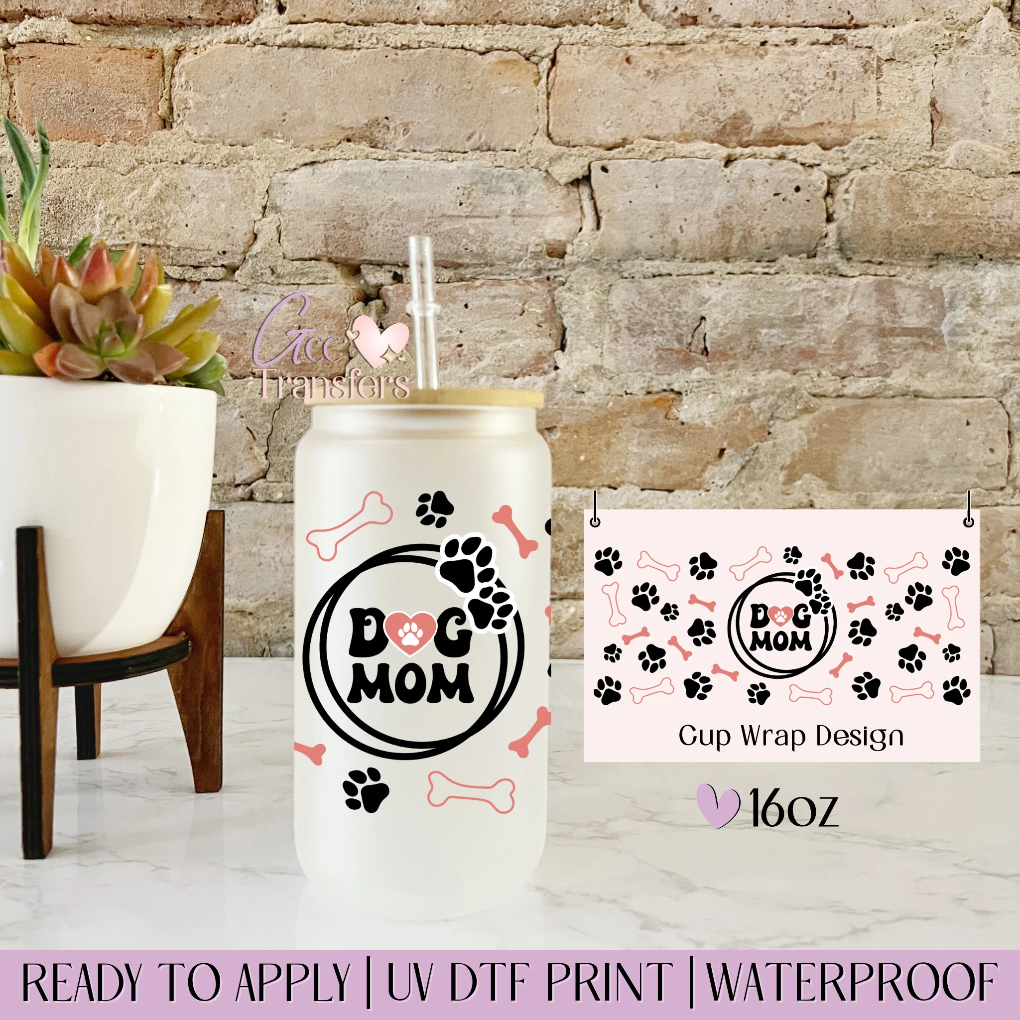 Dog Mom Circle - 16oz cup