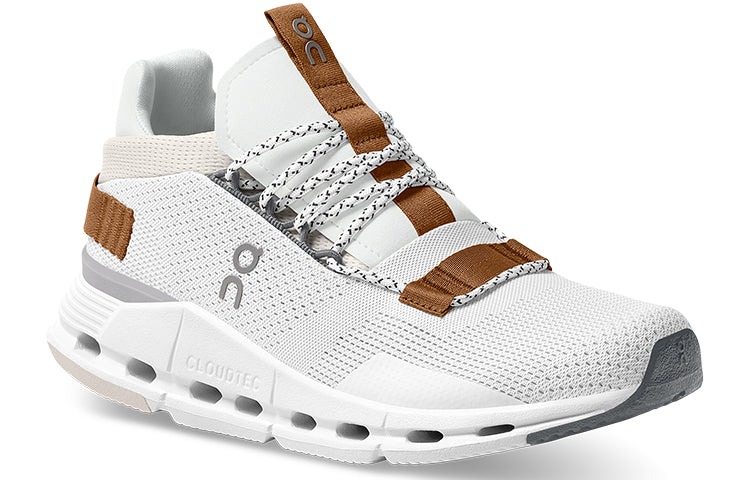 On Cloudnova 'White Pearl Brown'