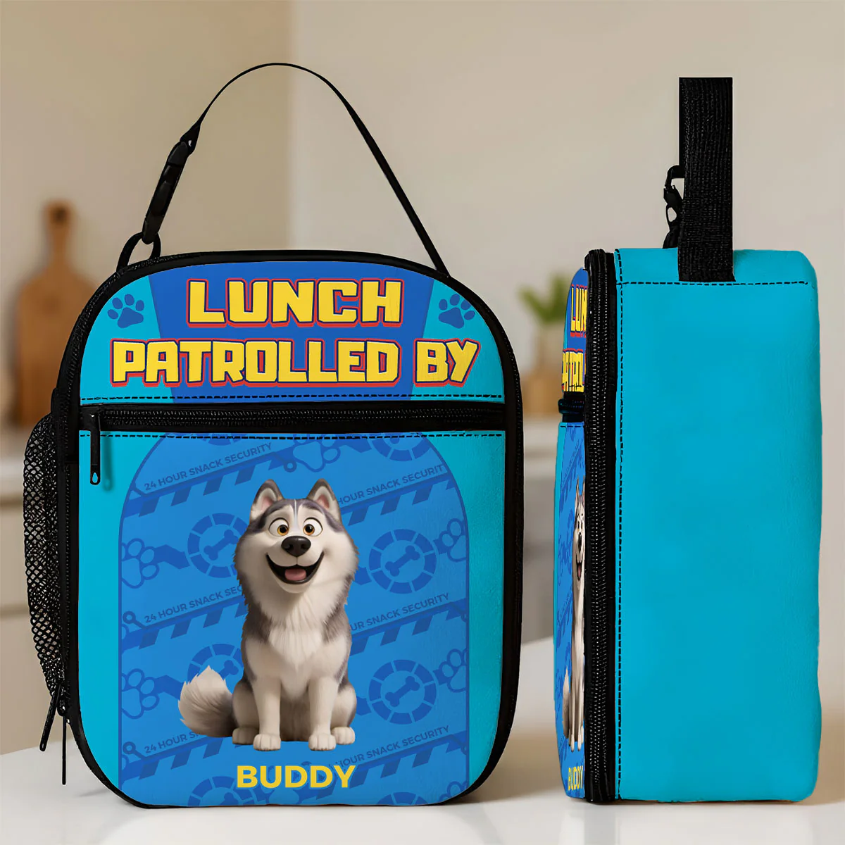 Lunched Patrolled by Dogs Personalized Insulated Lunch Bag for Kids, Back to School Gift for Kids