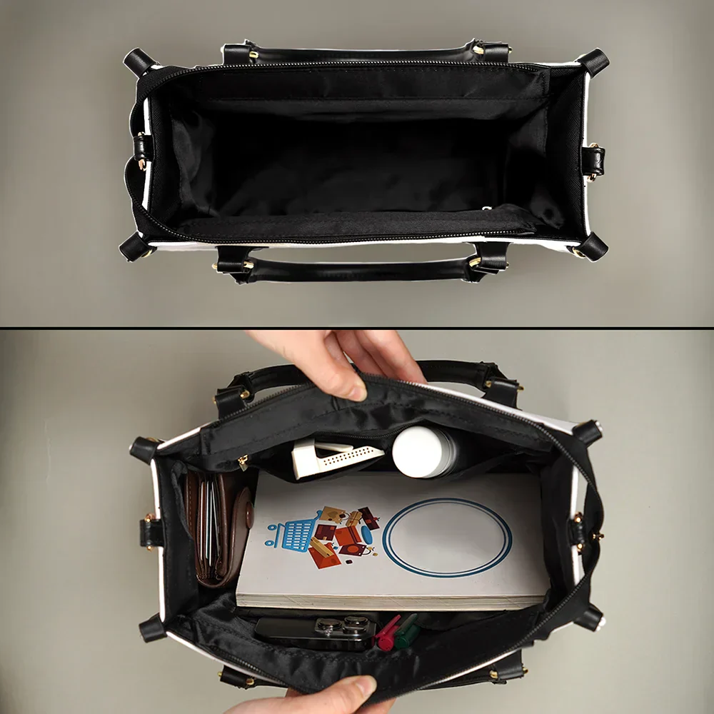 This Grandma Mom Belongs To Kids Pet - Personalized Leather Bag