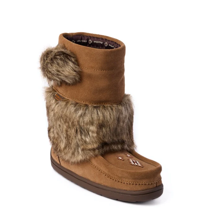 Waterproof Faux Fur Youth Snowy Owlet