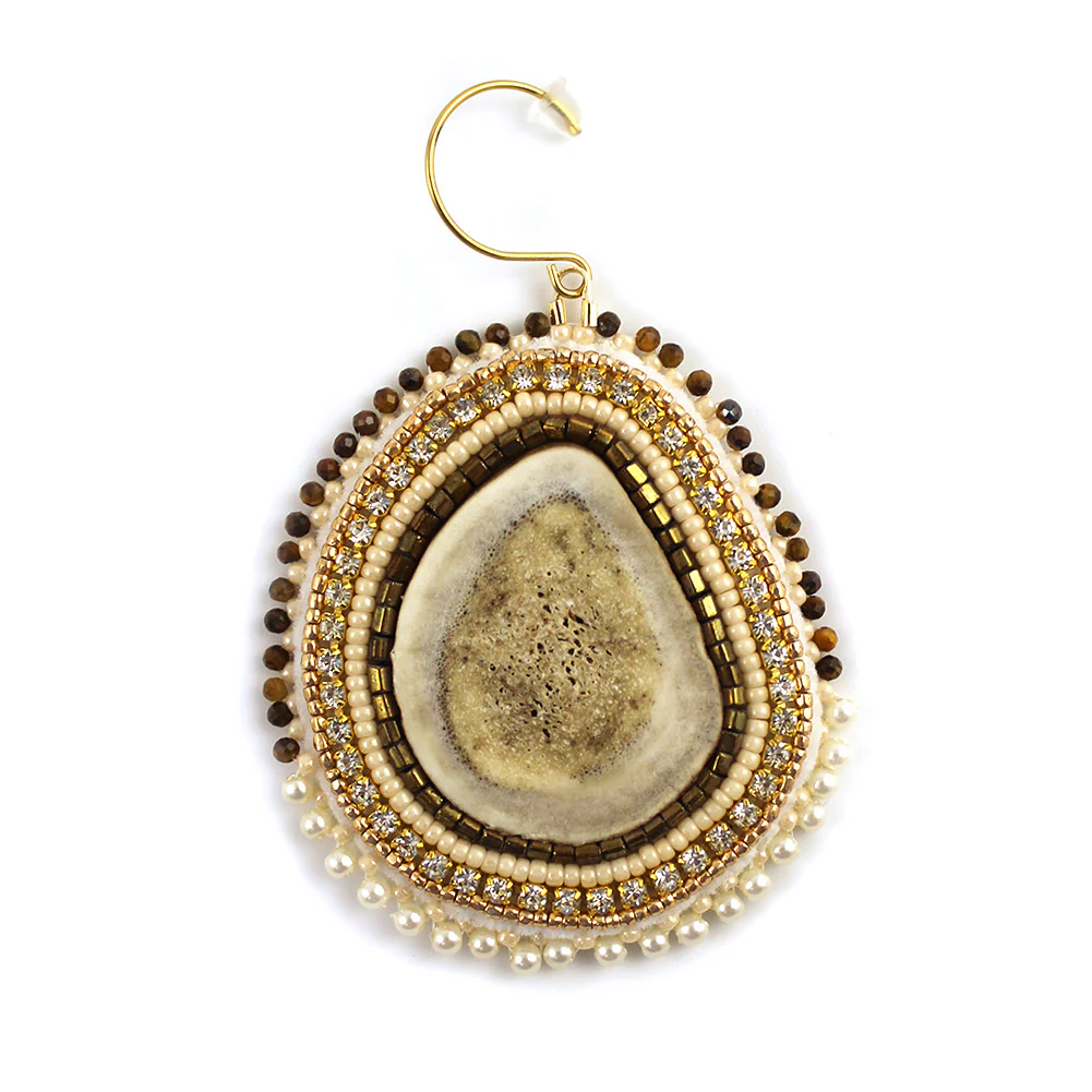 Linda McCullough Caribou Antler Earrings