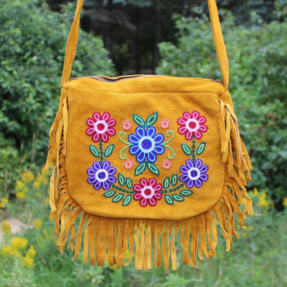 Rosa Scribe Floral Purse