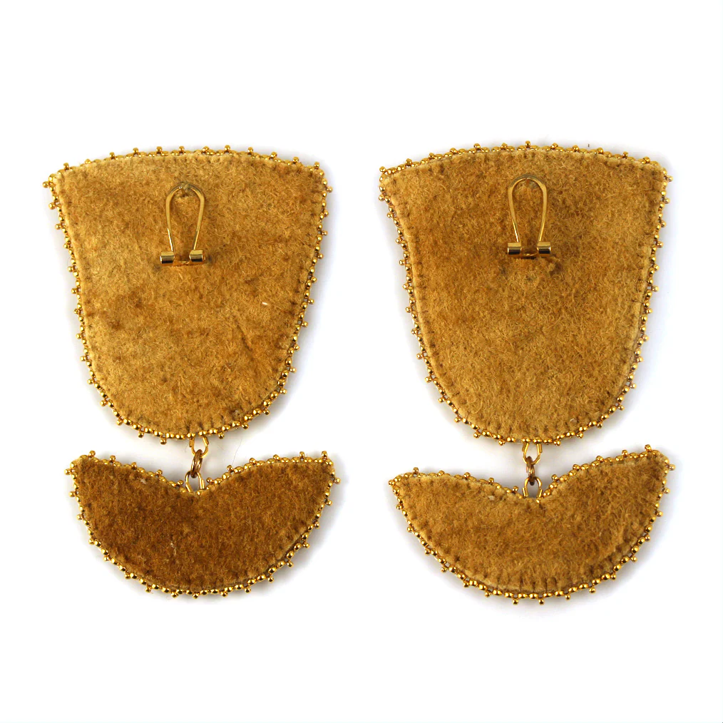 Megan Guimond Red Tulip Earrings