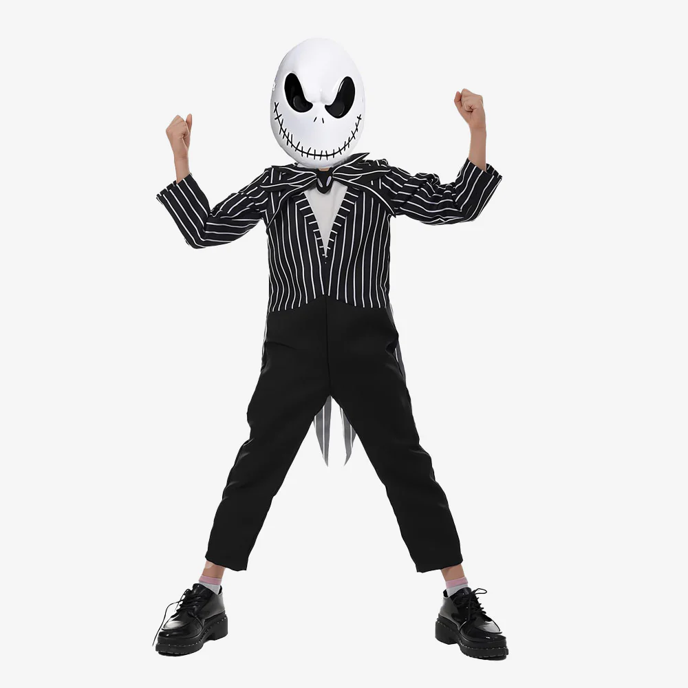 Déguisement de squelette élégant enfant