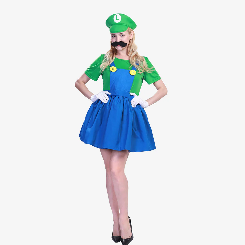 Déguisement de héroïne verte pour femme