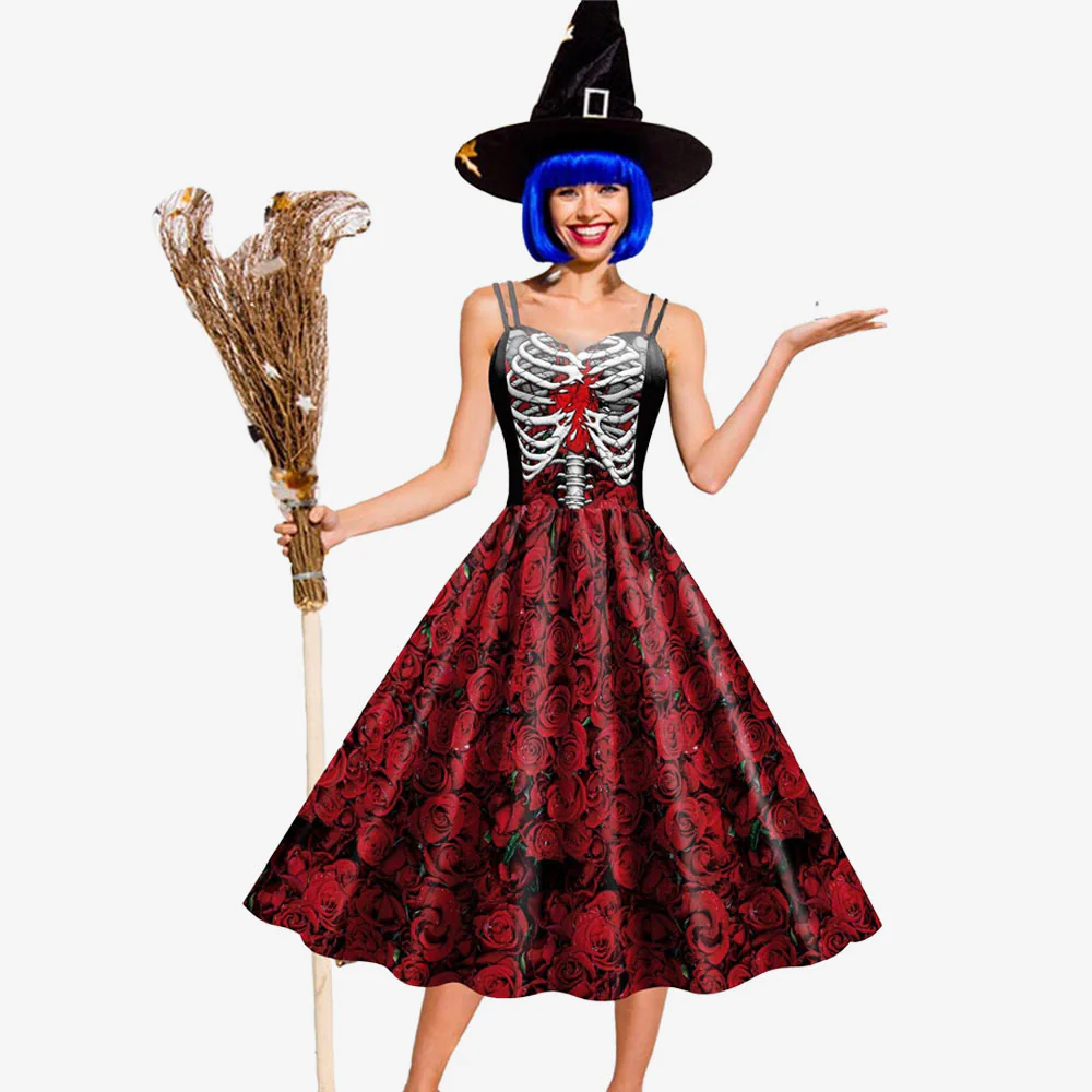 Déguisement sorcière ensorcelante femme