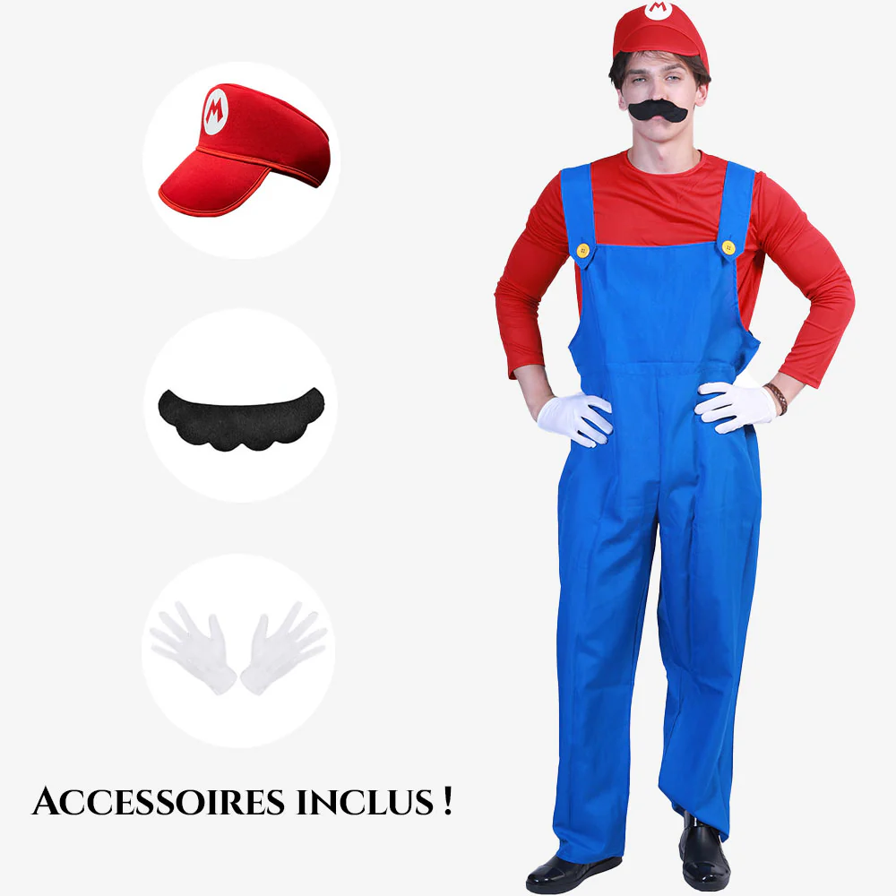 Déguisement de héros rouge pour Homme