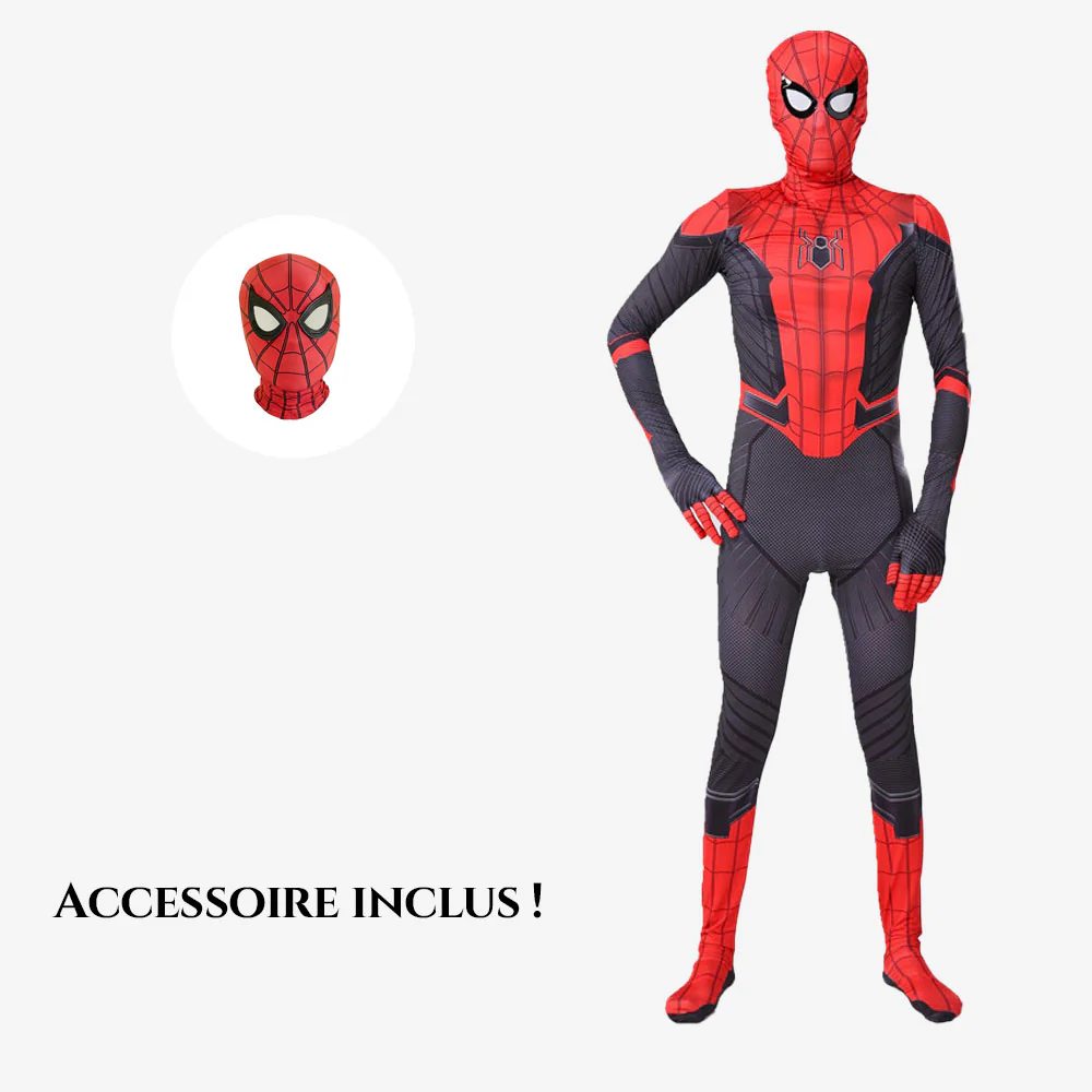 Déguisement araignée super-héros pour homme