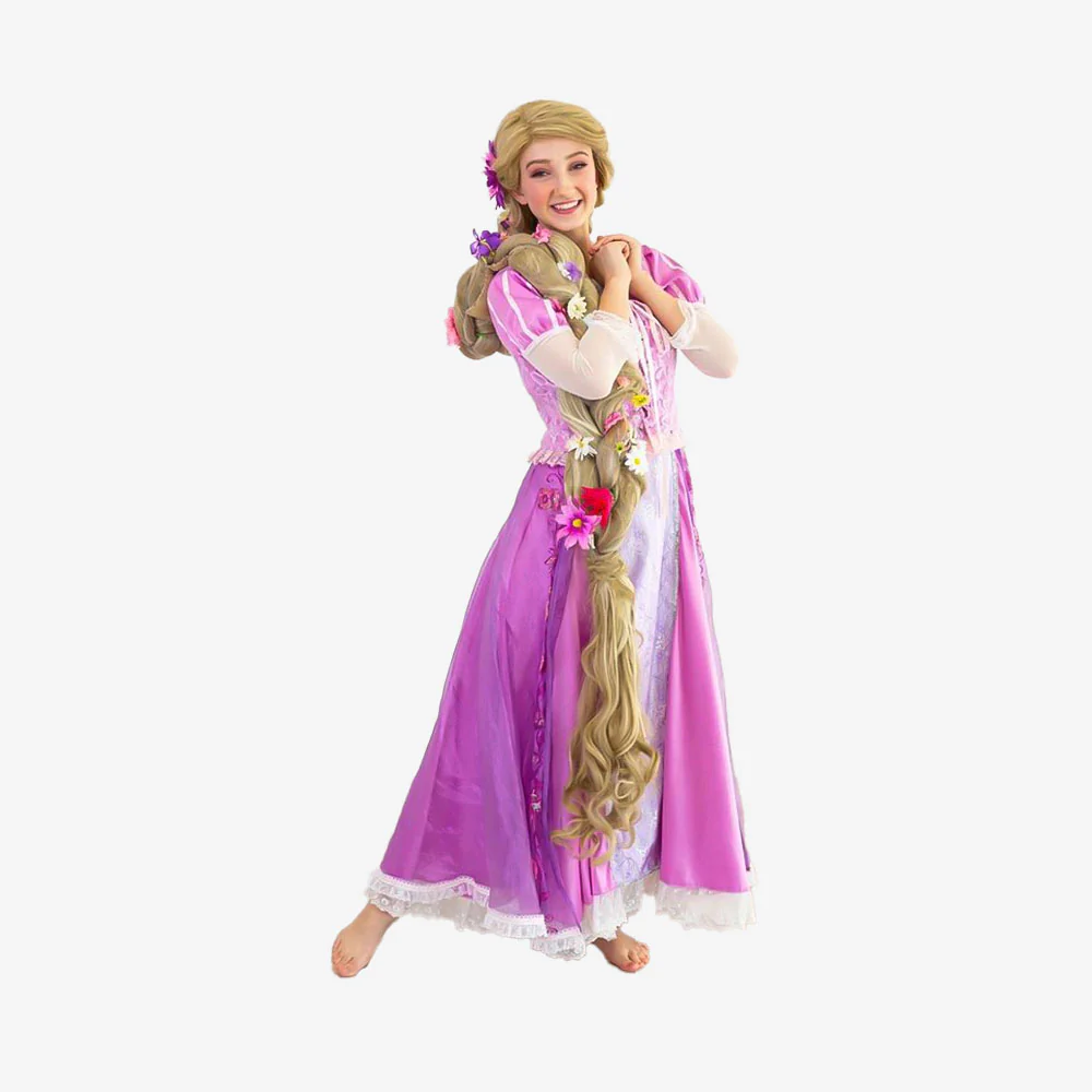 Déguisement princesse longs cheveux femme