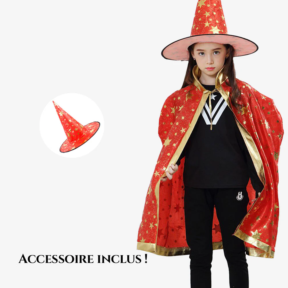 Déguisement d'Halloween Sorcière rouge