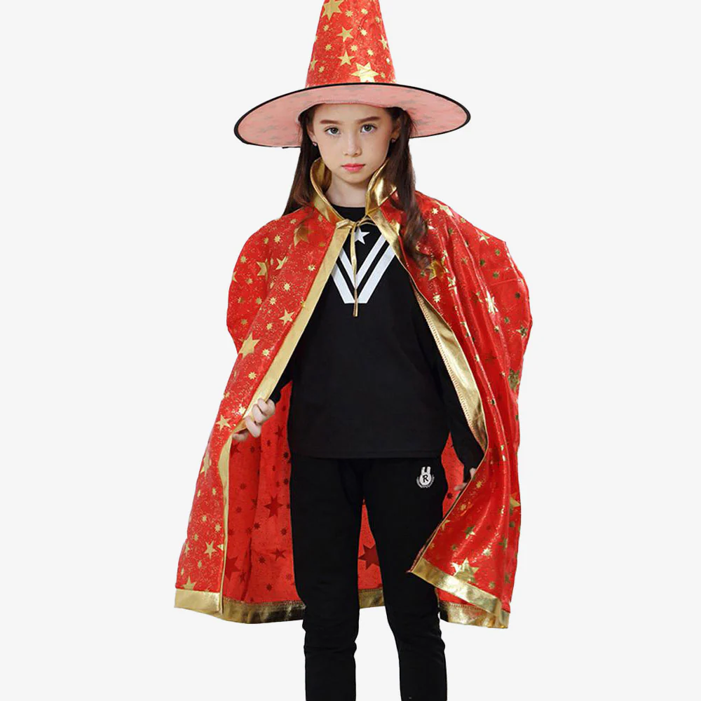 Déguisement d'Halloween Sorcière rouge