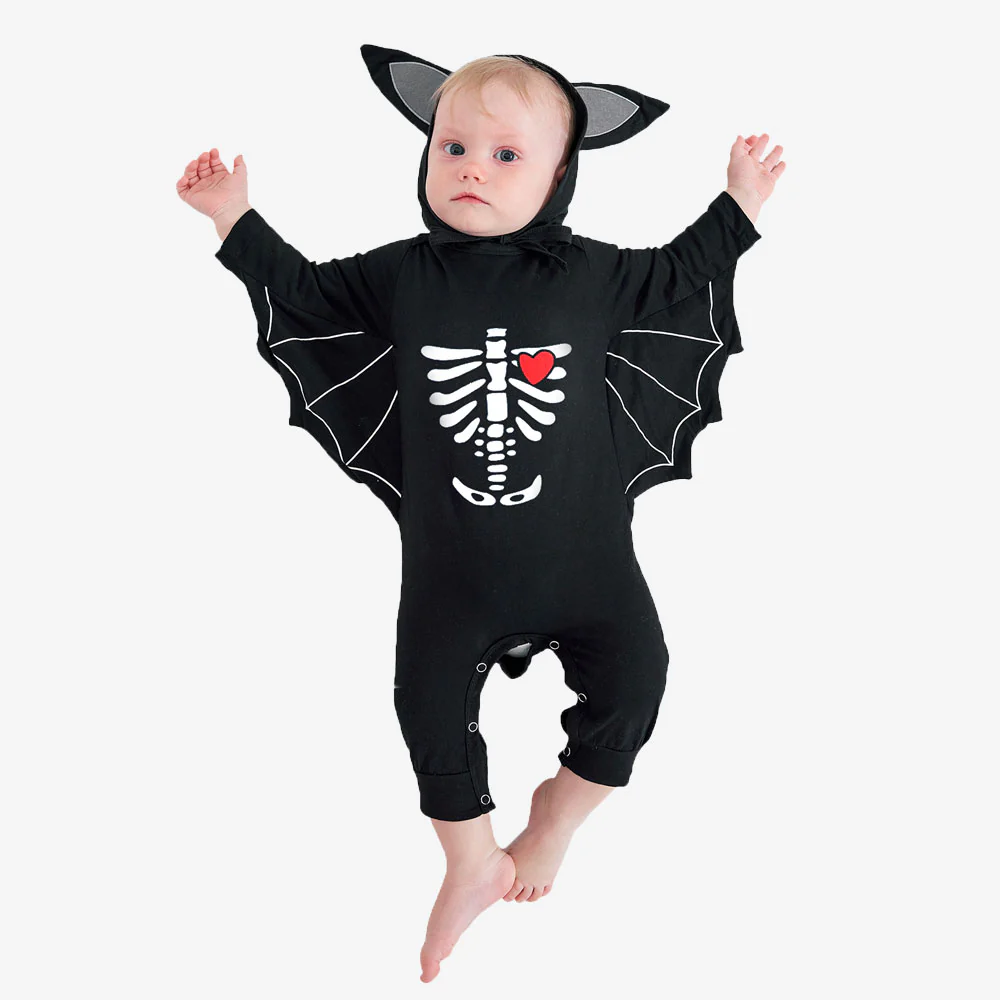 Déguisement Bébé Chauve-Souris Squelette