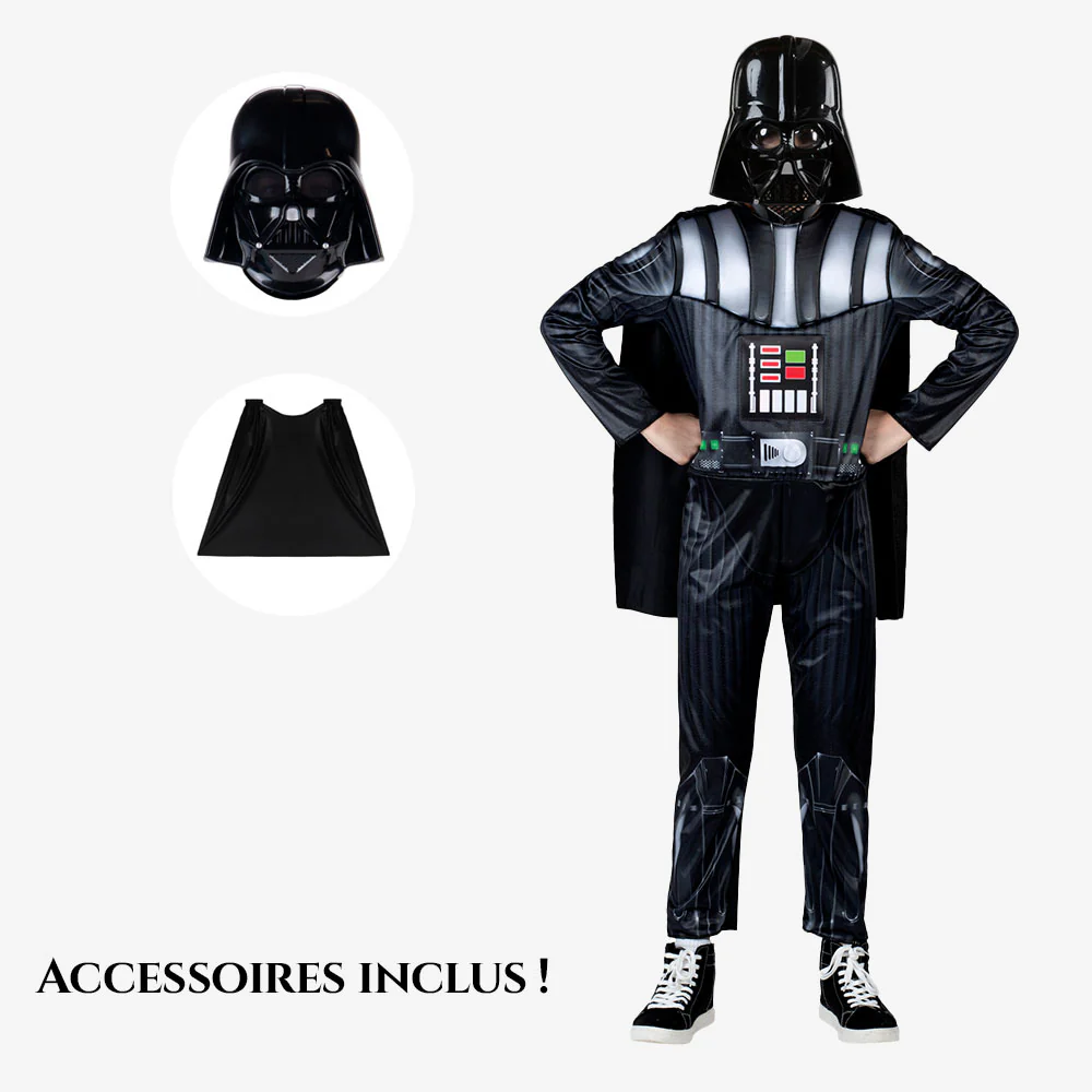 Déguisement de seigneur noir galactique pour enfant