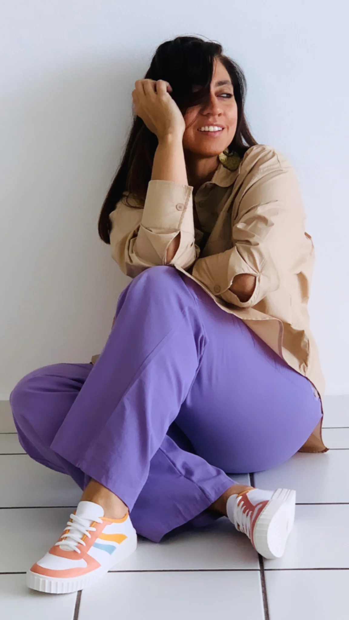 Multi Coral Sneakers - WINOKJZ