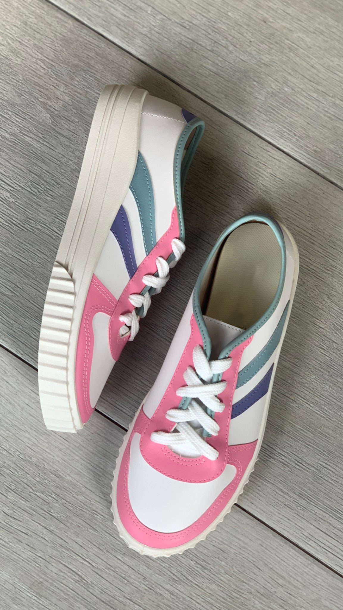 Multi Pink Sneakers - WINOKJZ
