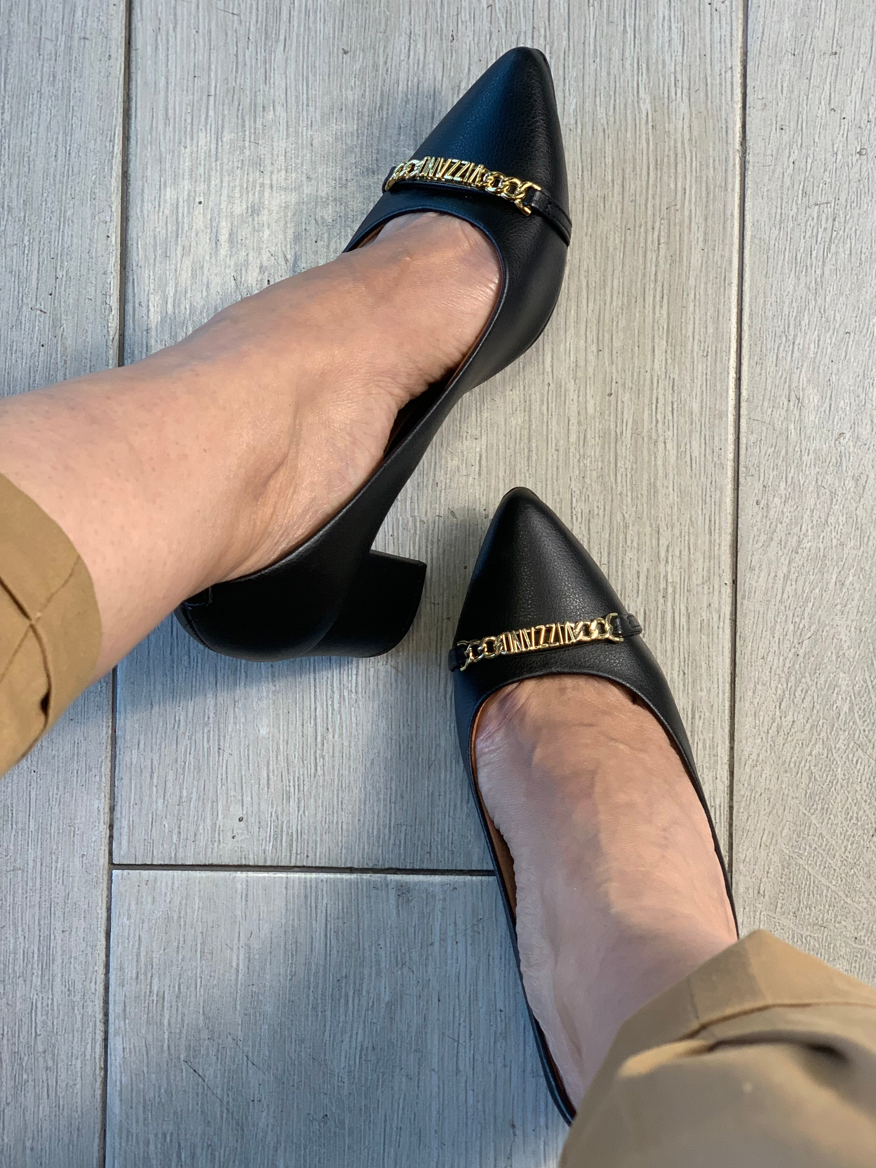 Signature Black Square Heels - WINOKJZ