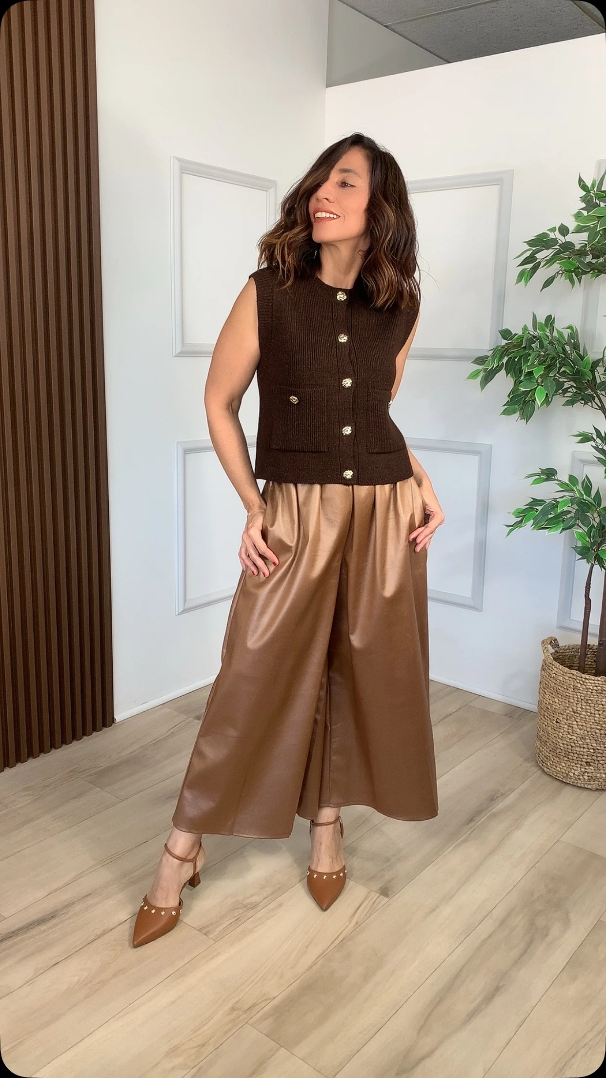 Quietud Mocha Vest - WINOKJZ